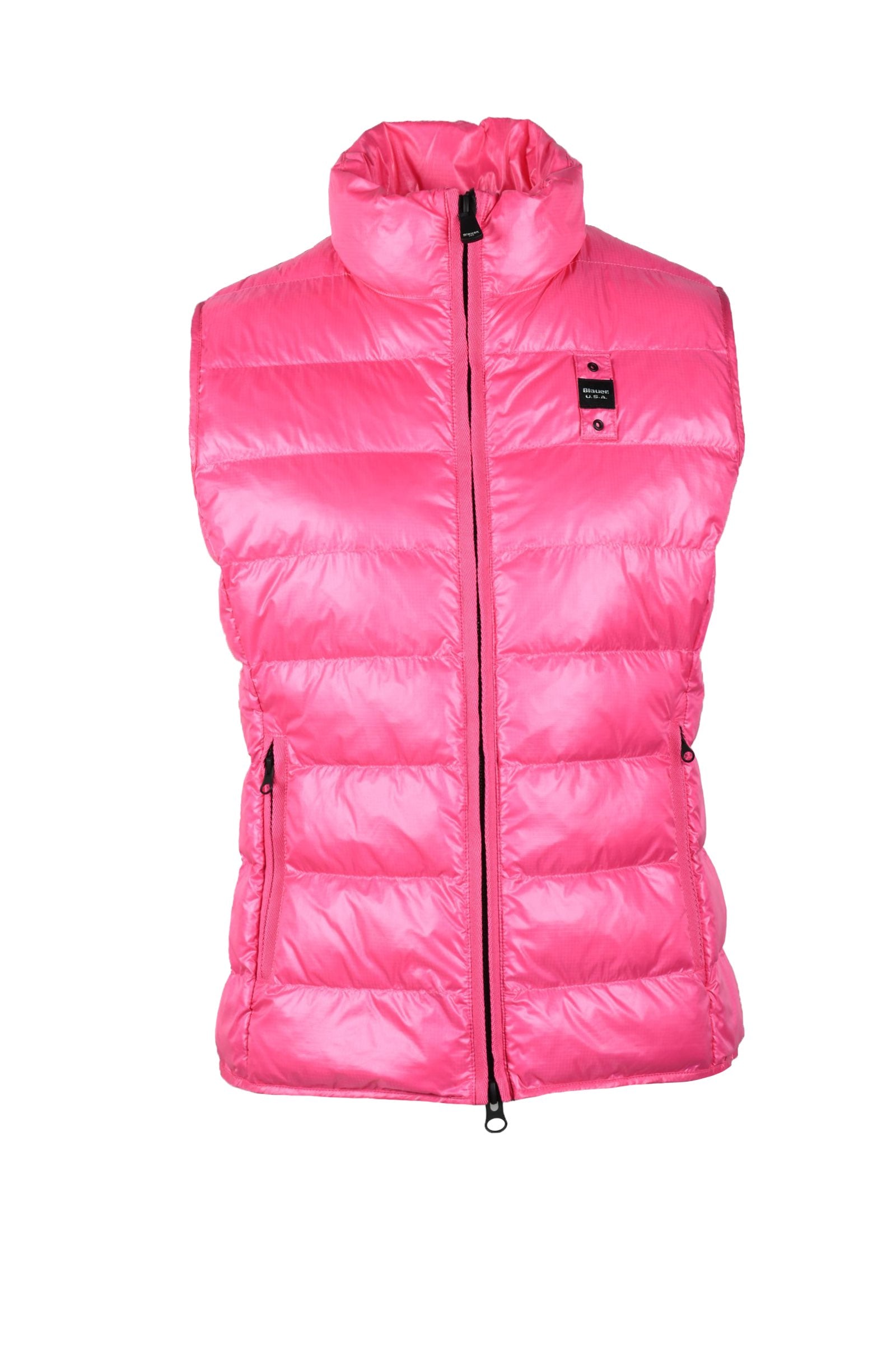 Blauer Gilet Piumino