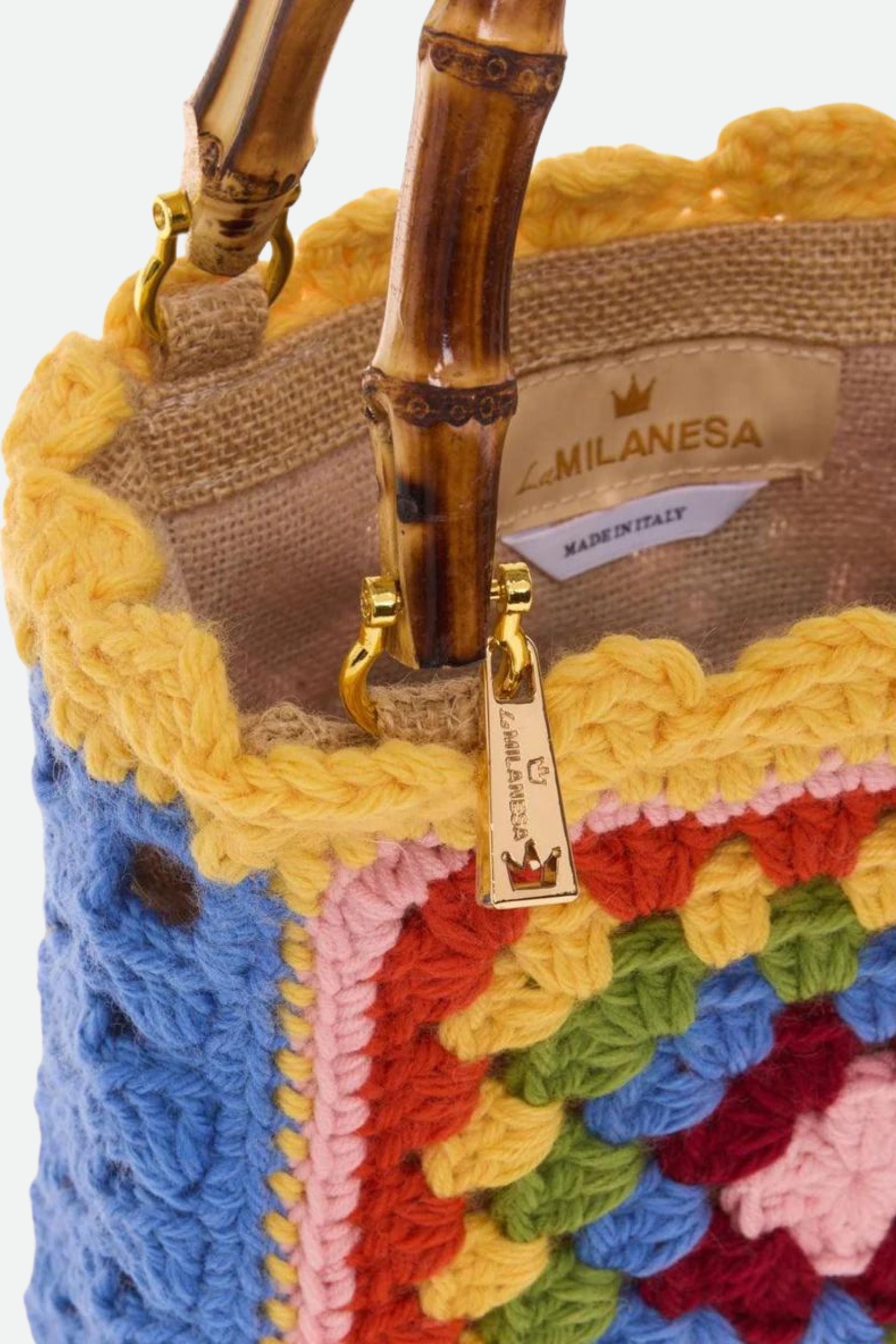 La Milanesa Crochet Wool Small Multicolor