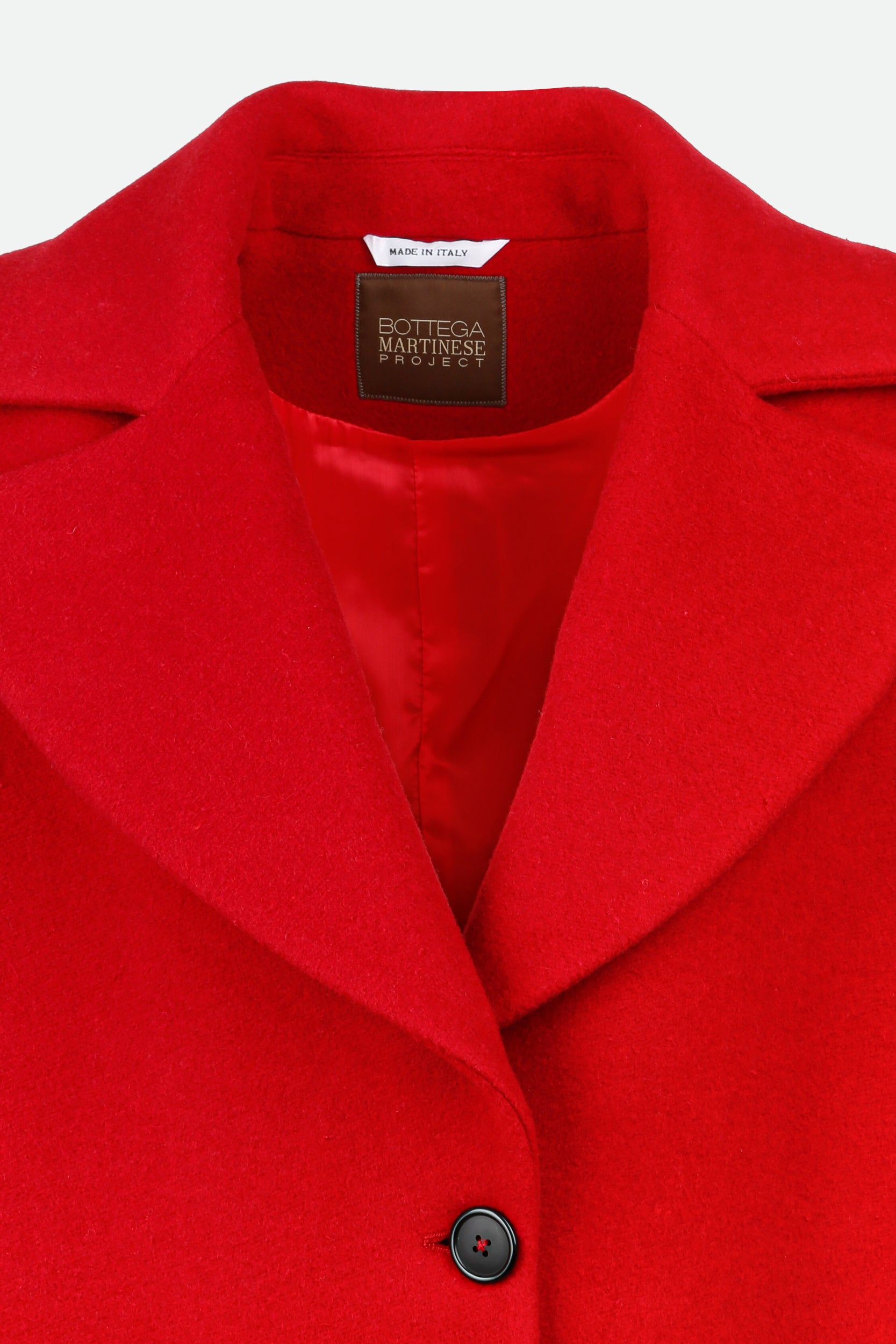 Bottega Martinese Coat Red