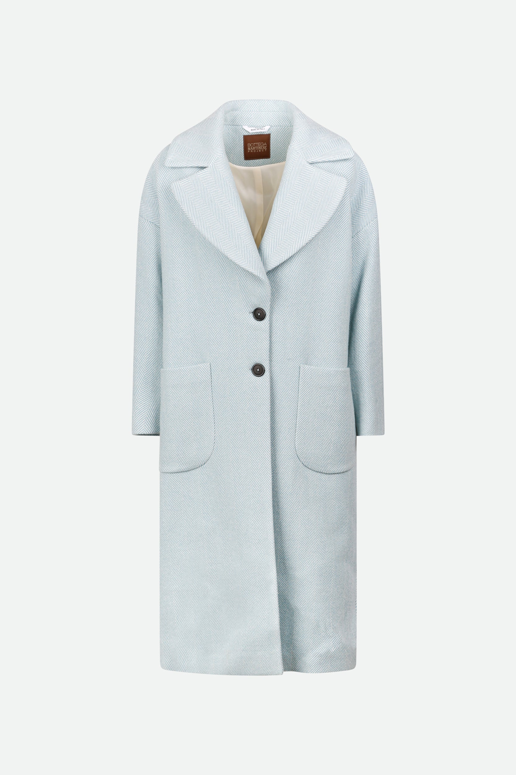 Bottega Martinese Light blue coat