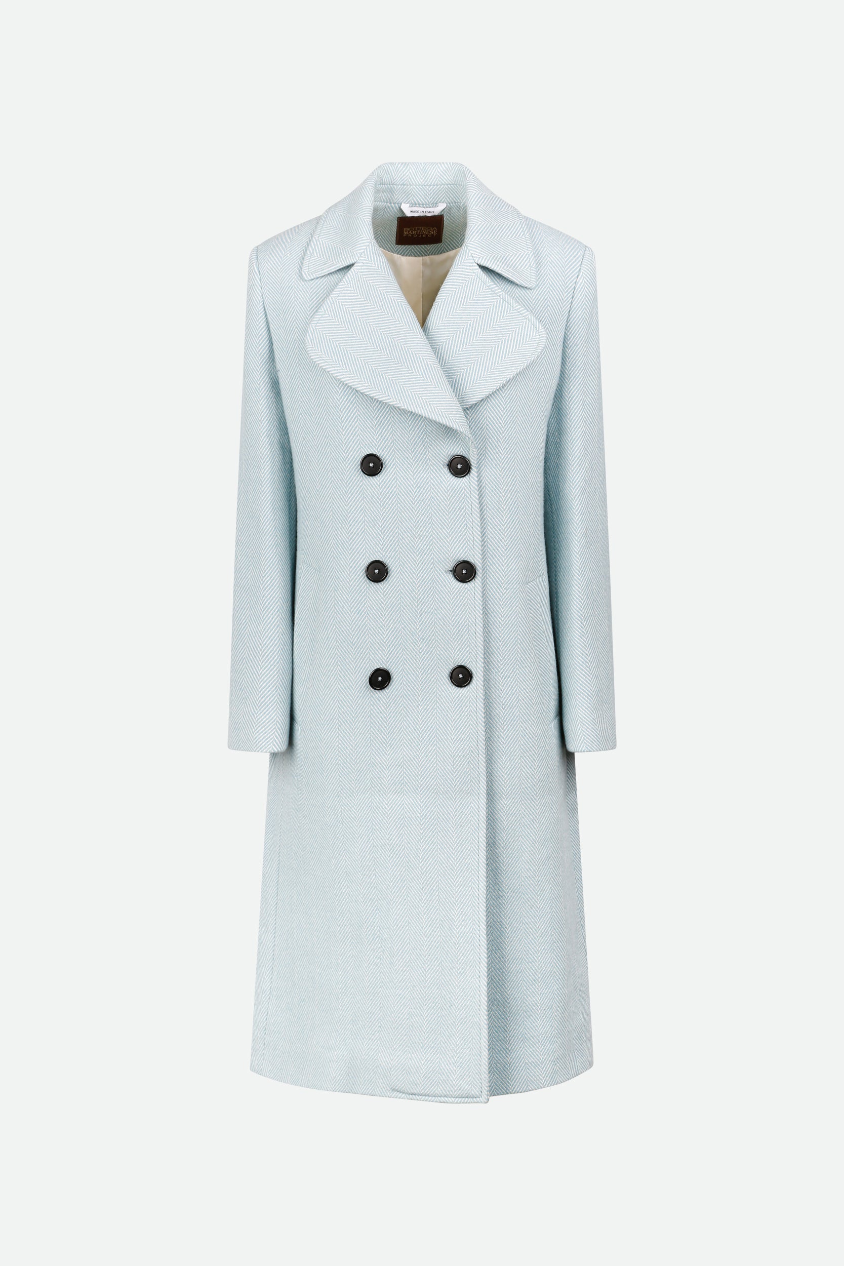 Bottega Martinese Light blue coat