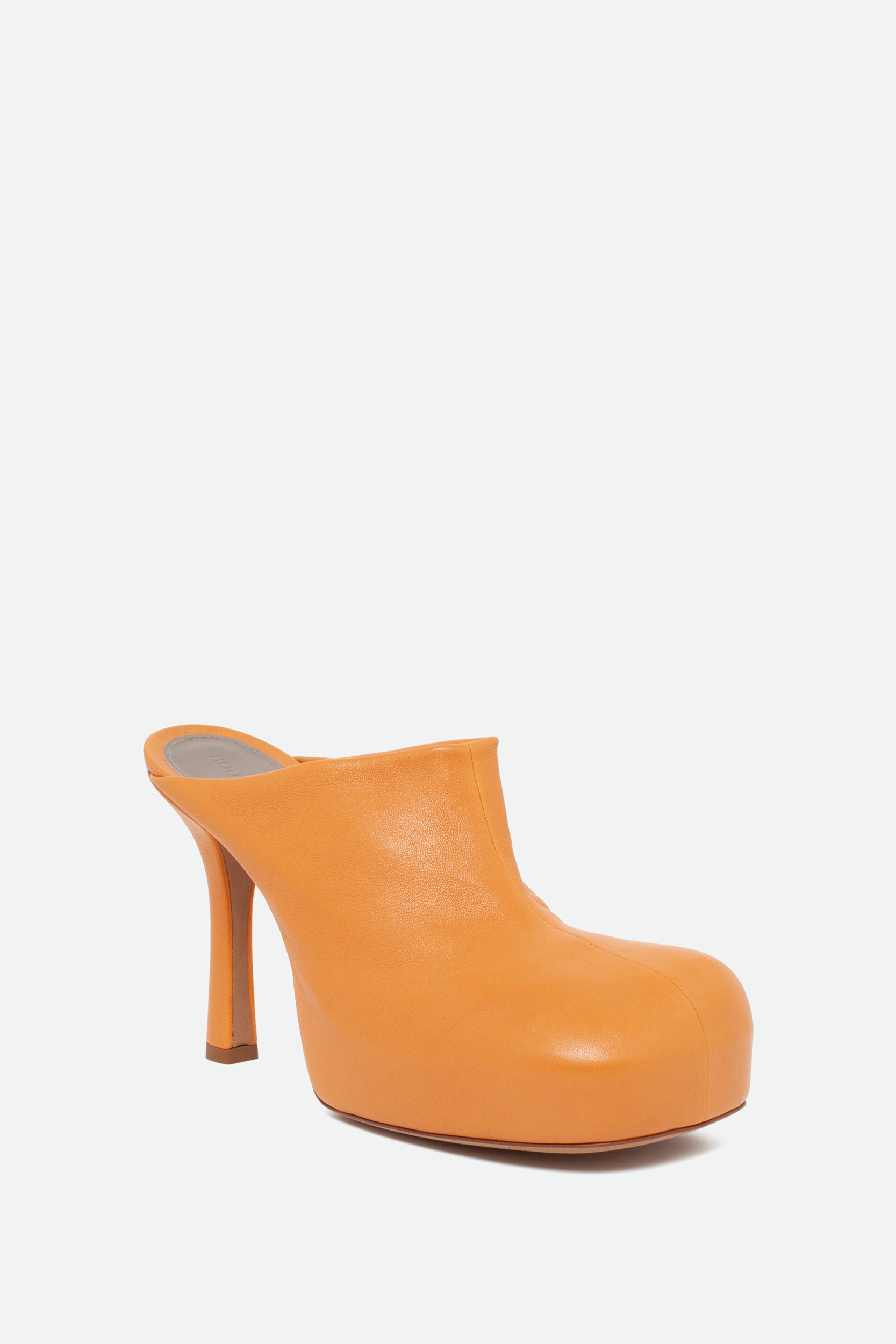 Bottega Veneta Orange Mules