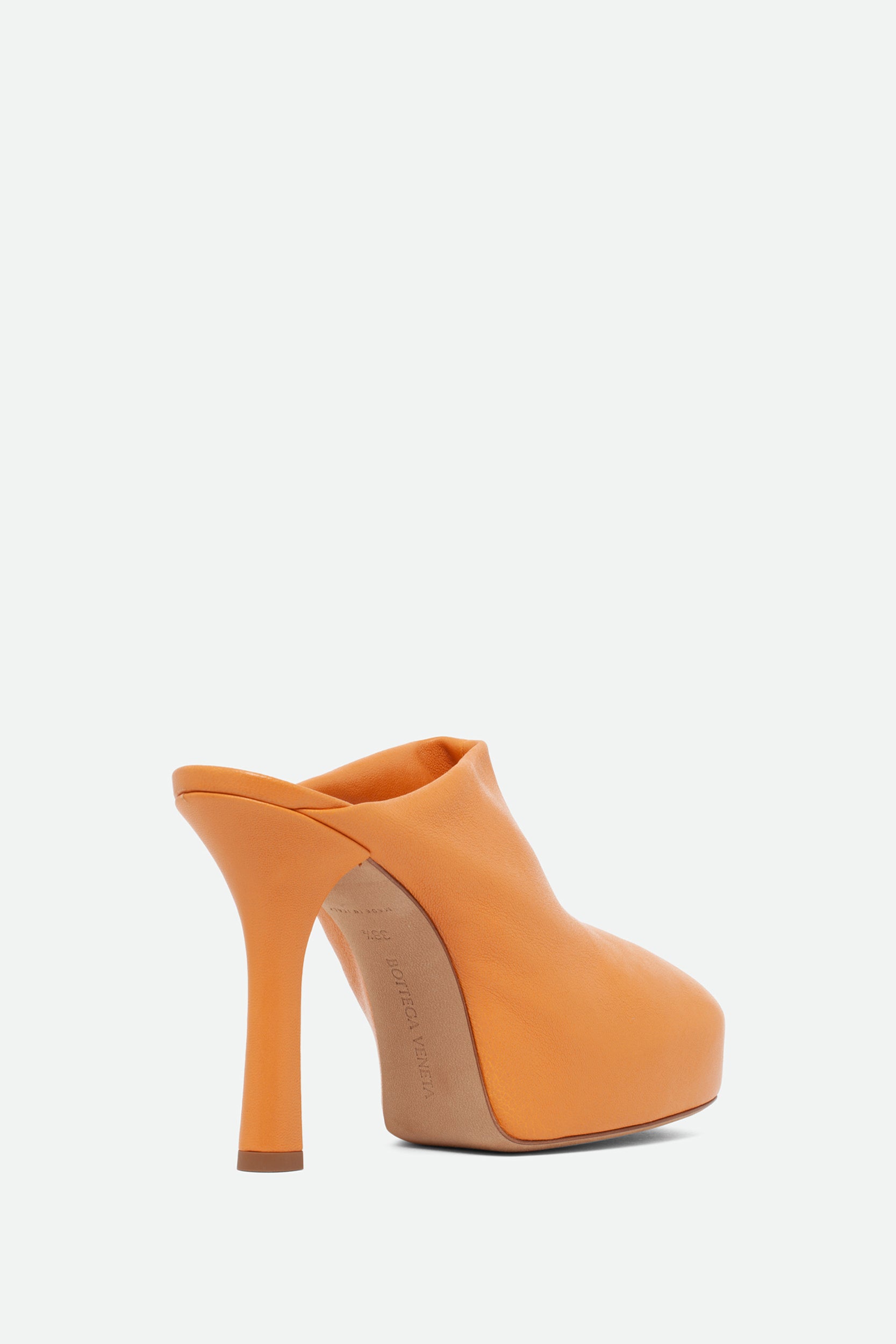 Bottega Veneta Orange Mules