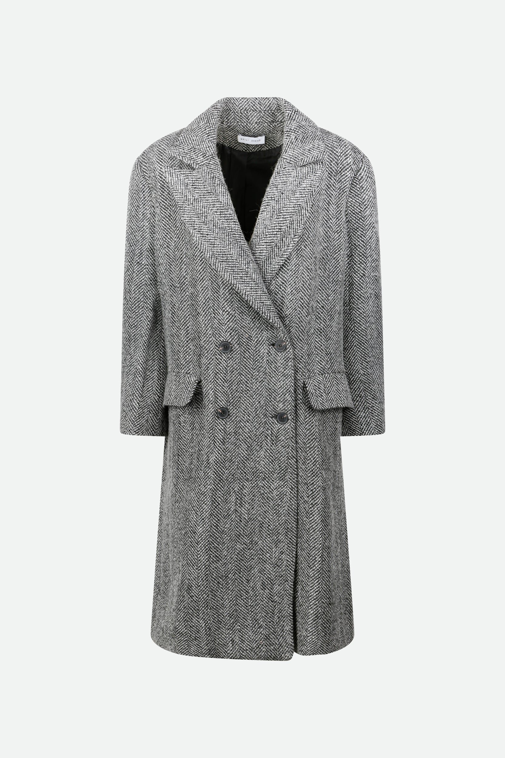 Weili Zheng Gray Coat