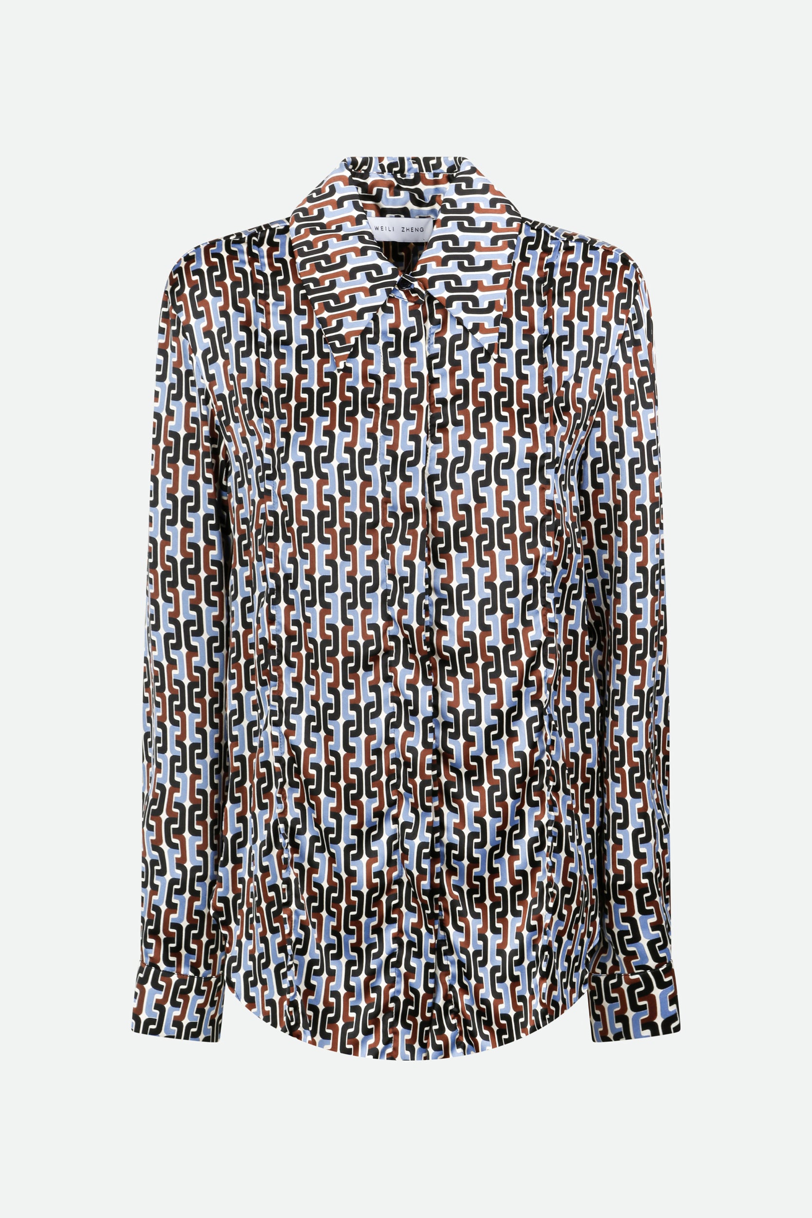 Weili Zheng Patterned Shirt