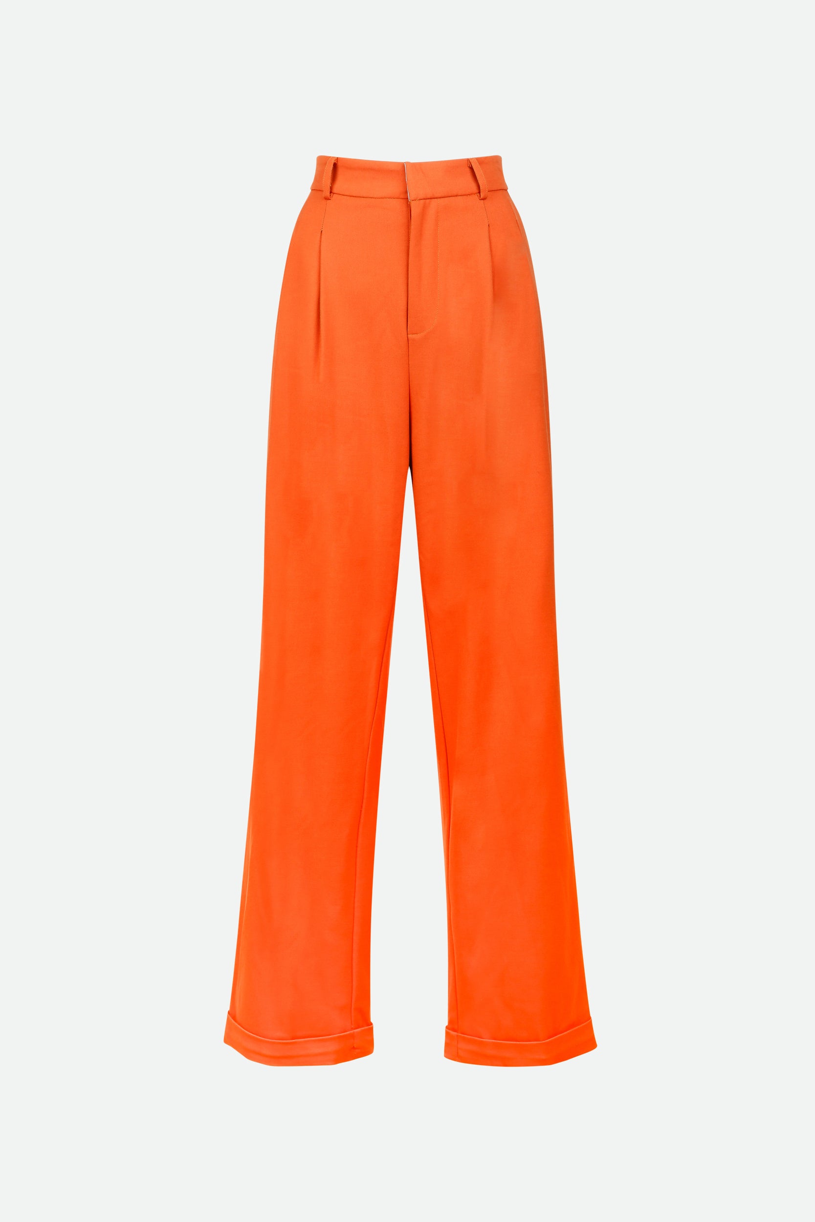 Weili Zheng Orange Palazzo Pants