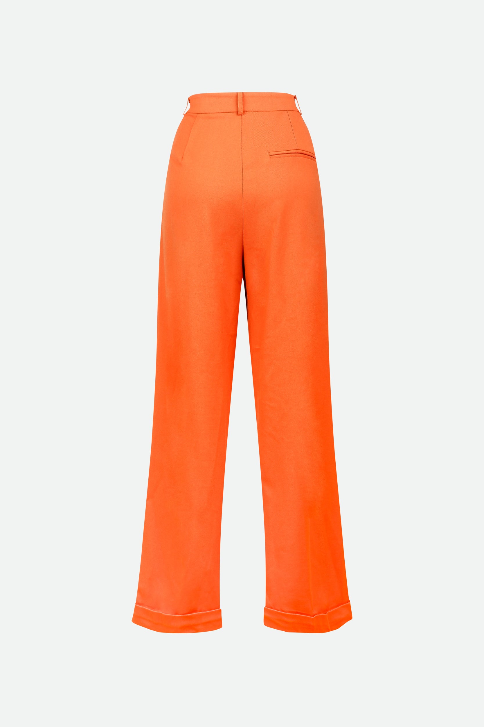 Weili Zheng Orange Palazzo Pants