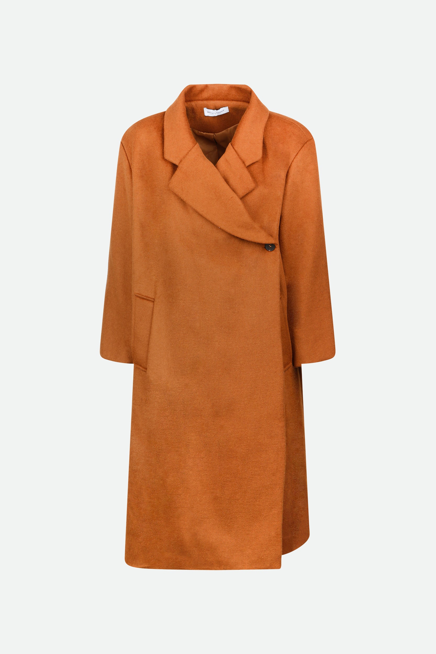 Weili Zheng Brown Coat