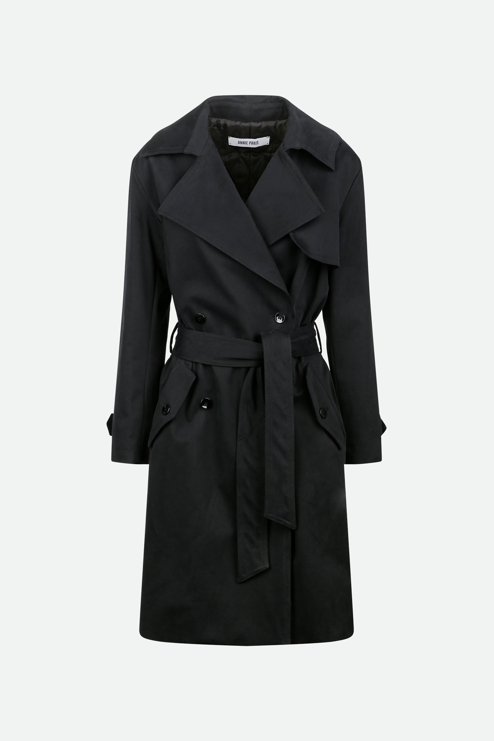 Annie Paris Black Trench