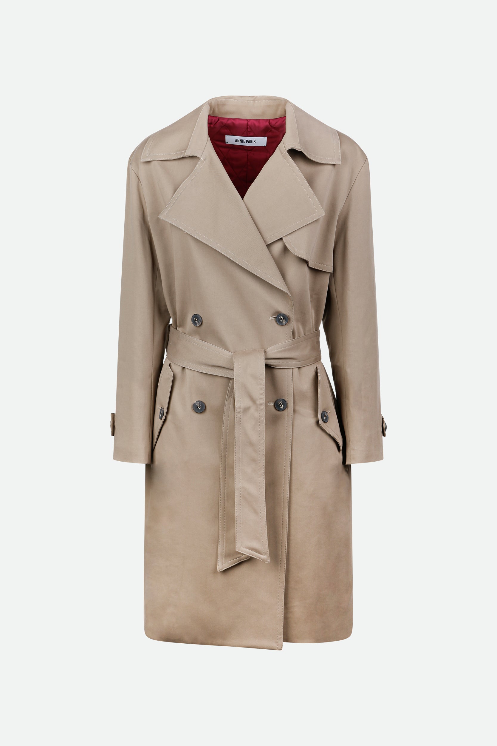 Annie Paris Trench Sand