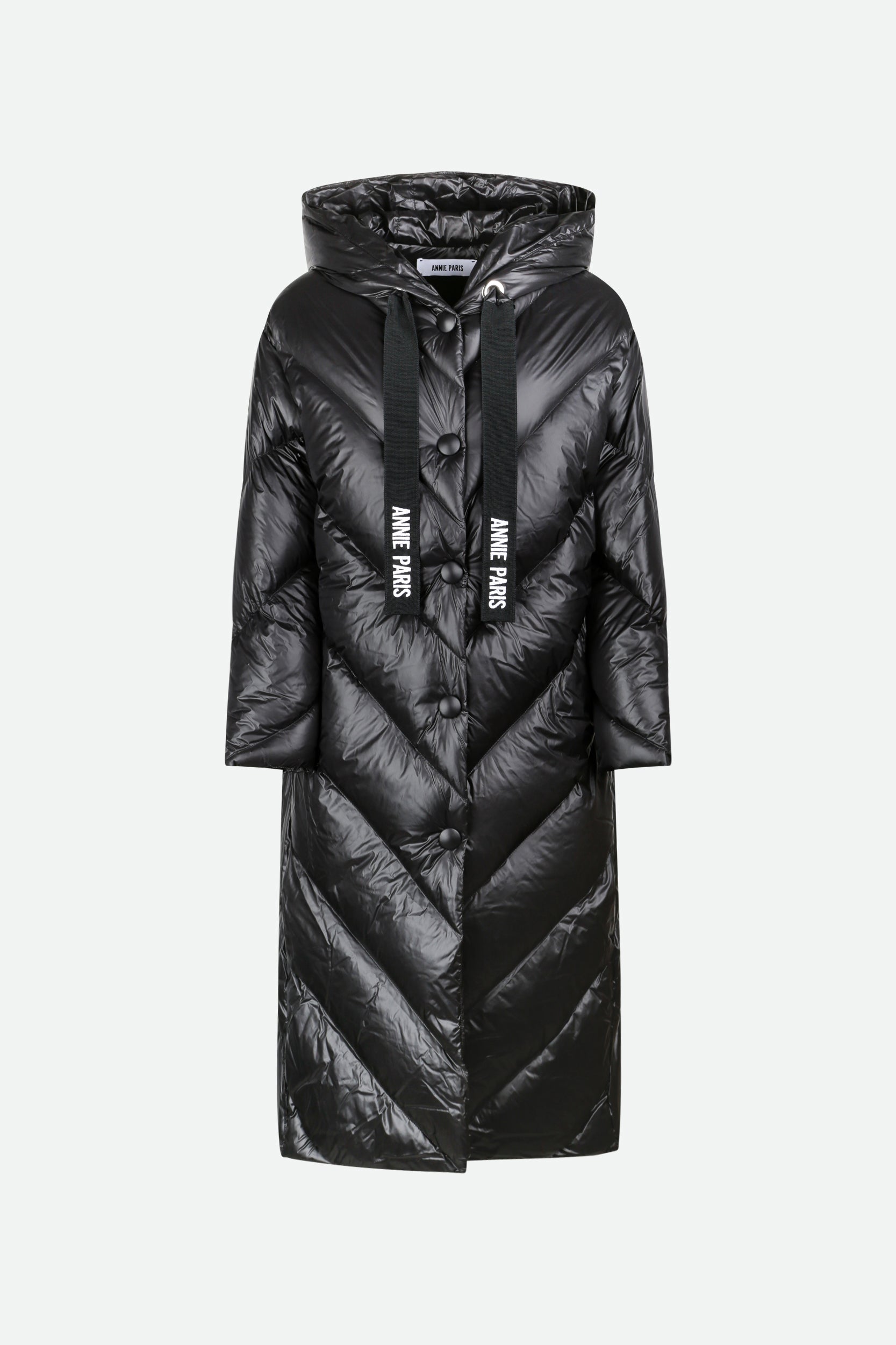 Annie Paris Black Down Jacket