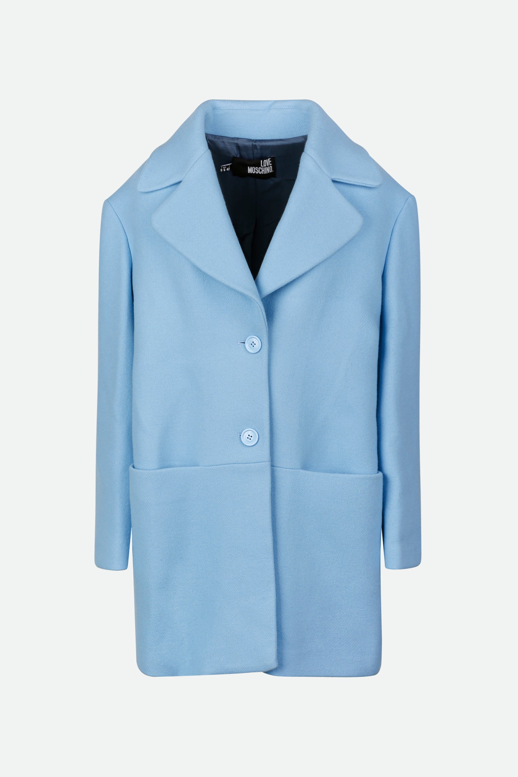 Love Moschino Light Blue Coat