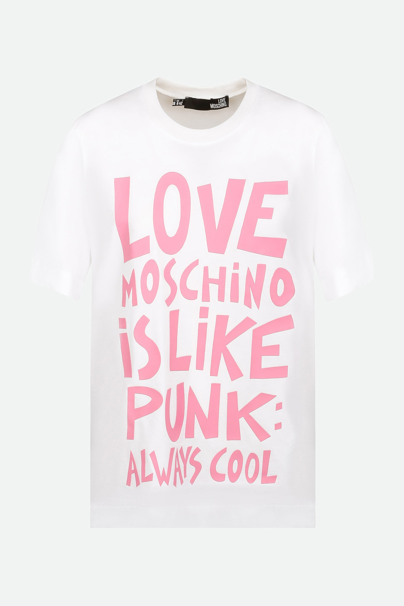 Love Moschino White T-Shirt with Print