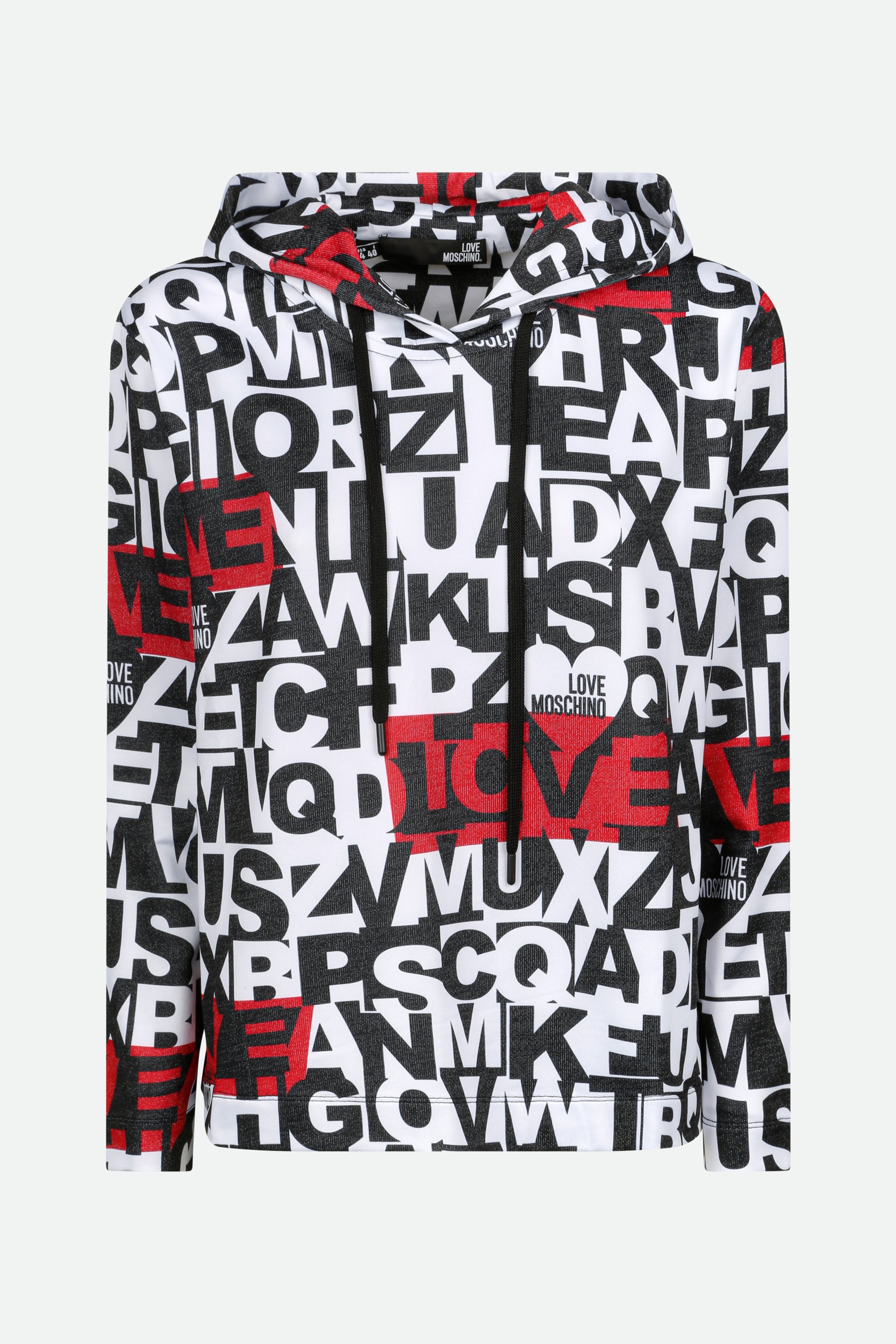 Love Moschino Multicolored Hooded Sweatshirt