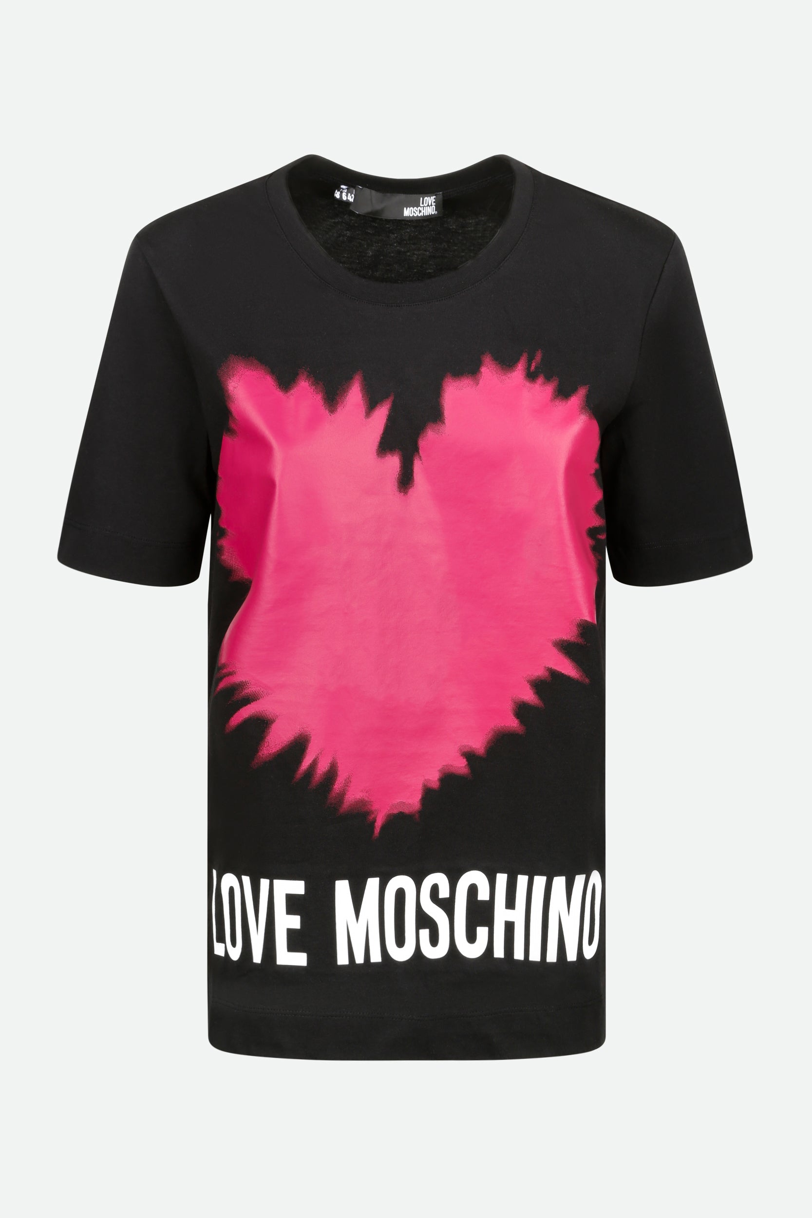 Love Moschino Black T-Shirt with Print