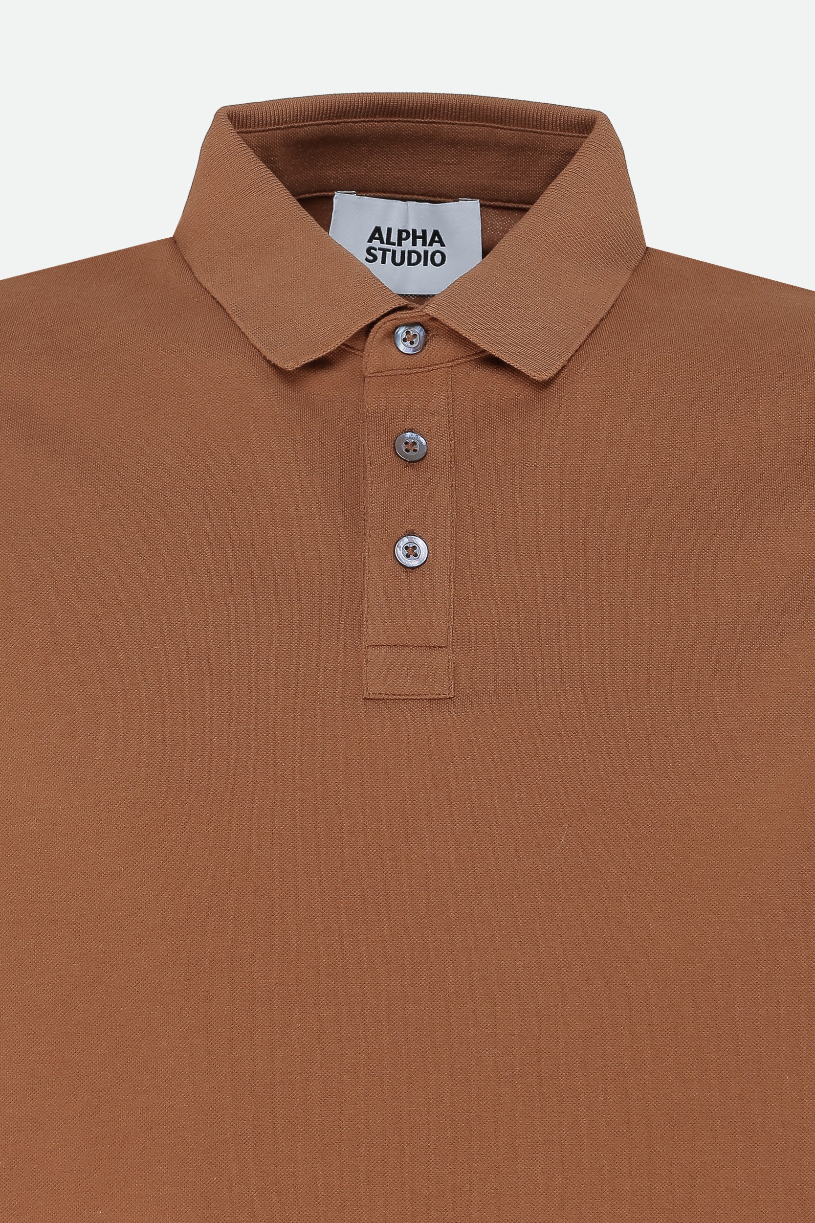 Alpha Studio Polo Marrone