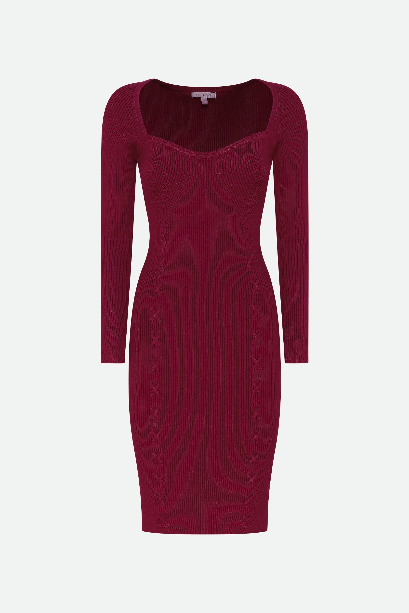 Guess Red Midi Dress