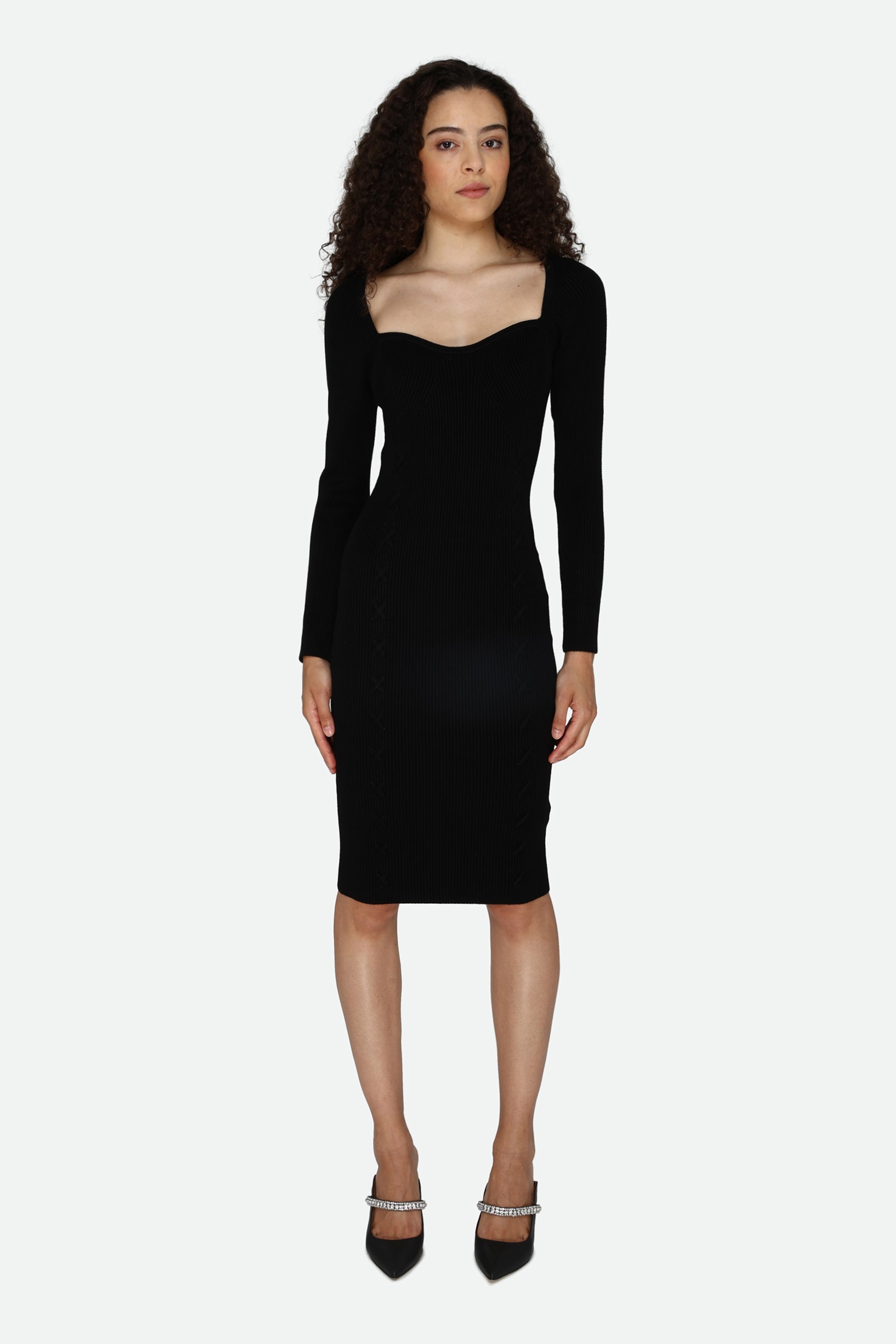 Guess Black Midi Dress