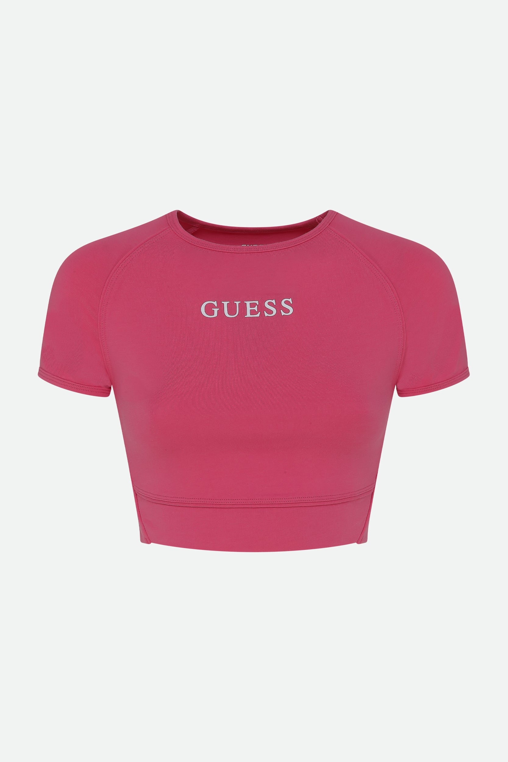 Guess T-Shirt Crop Fuchsia