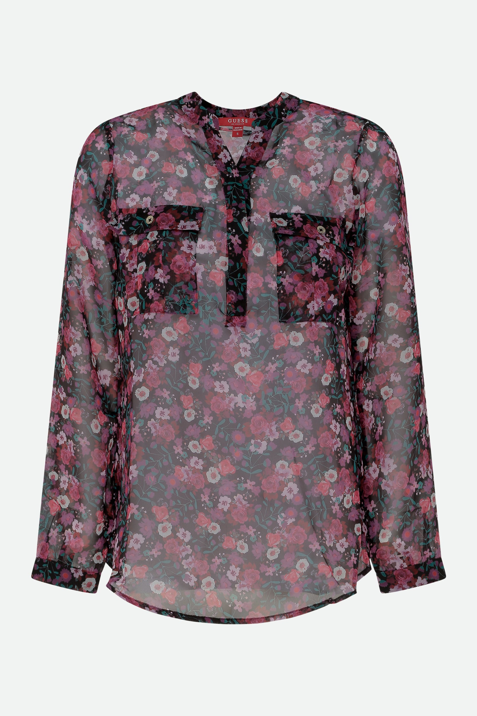 Guess Multicolor Floral Blouse