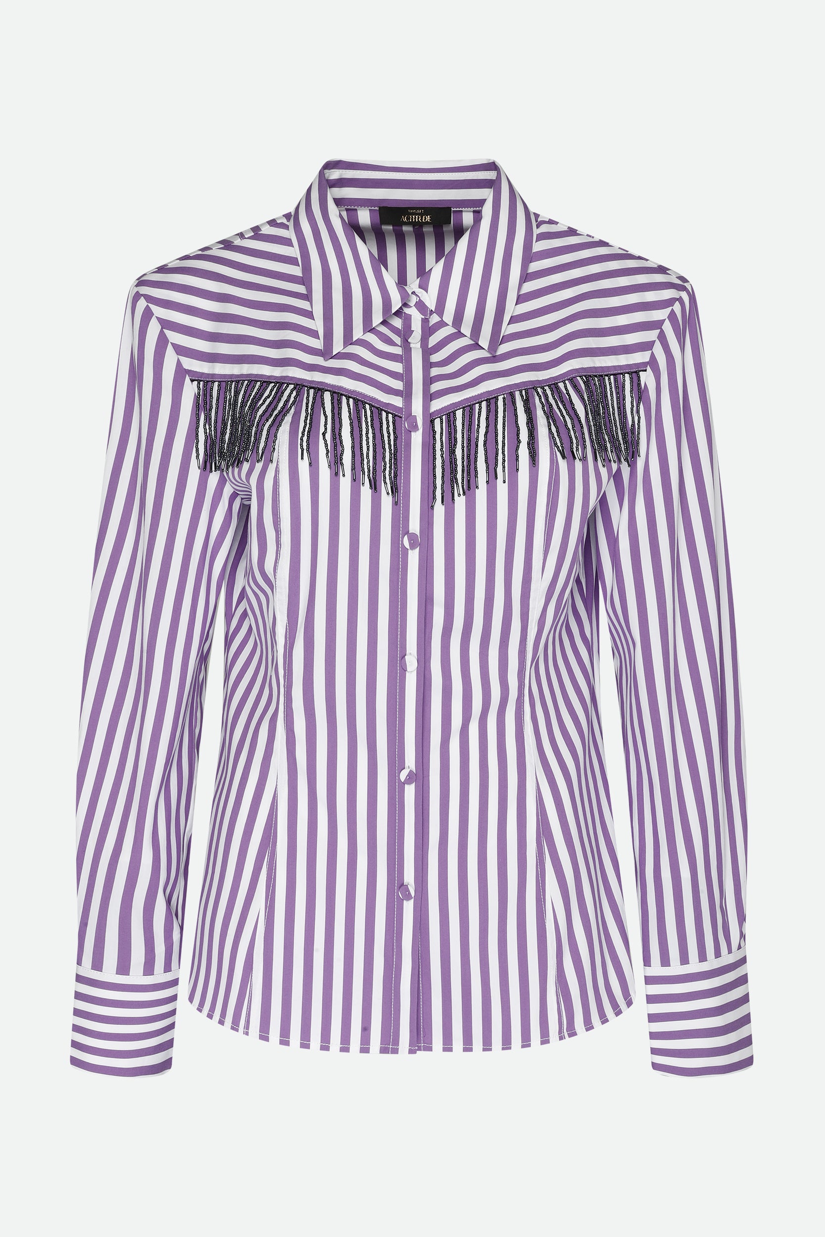 Twinset Camicia a Righe Viola