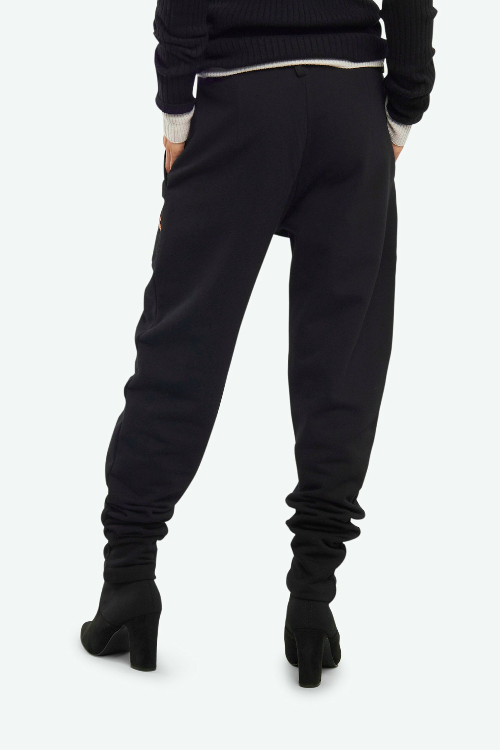 Patrizia Pepe Pantalone Jogger Nero