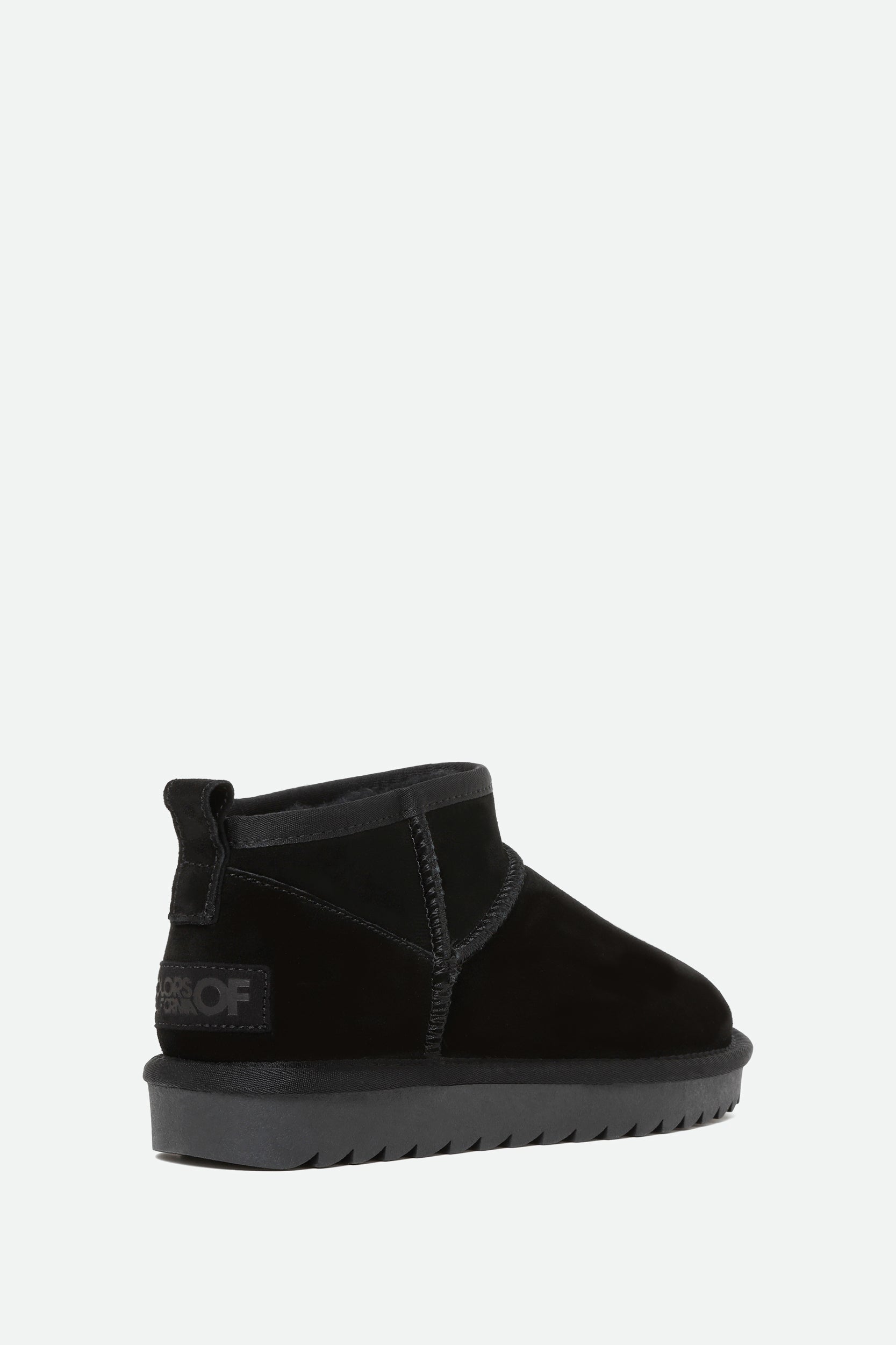 Colors of California Black Suede Low Boot