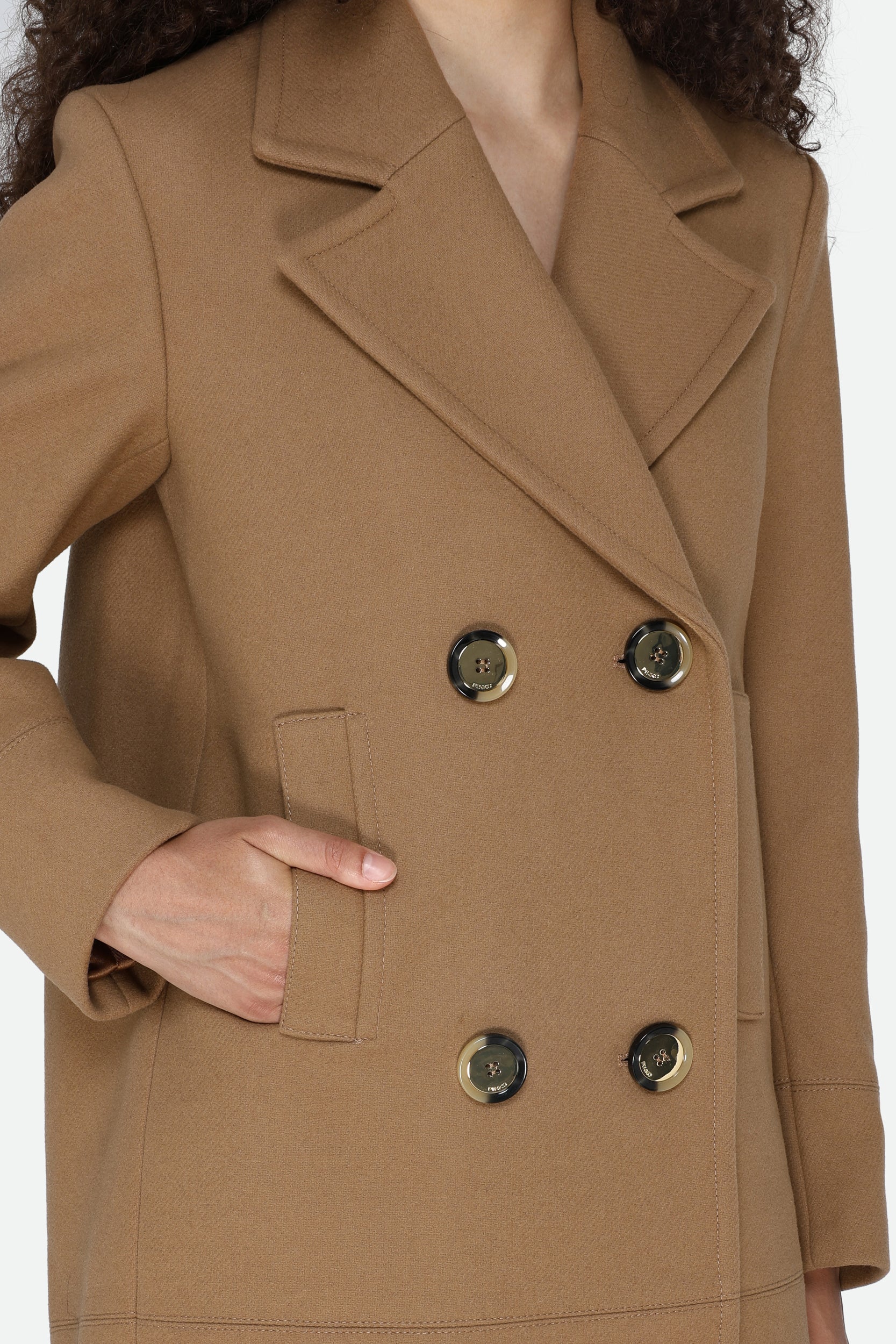 Pinko Camel Coat