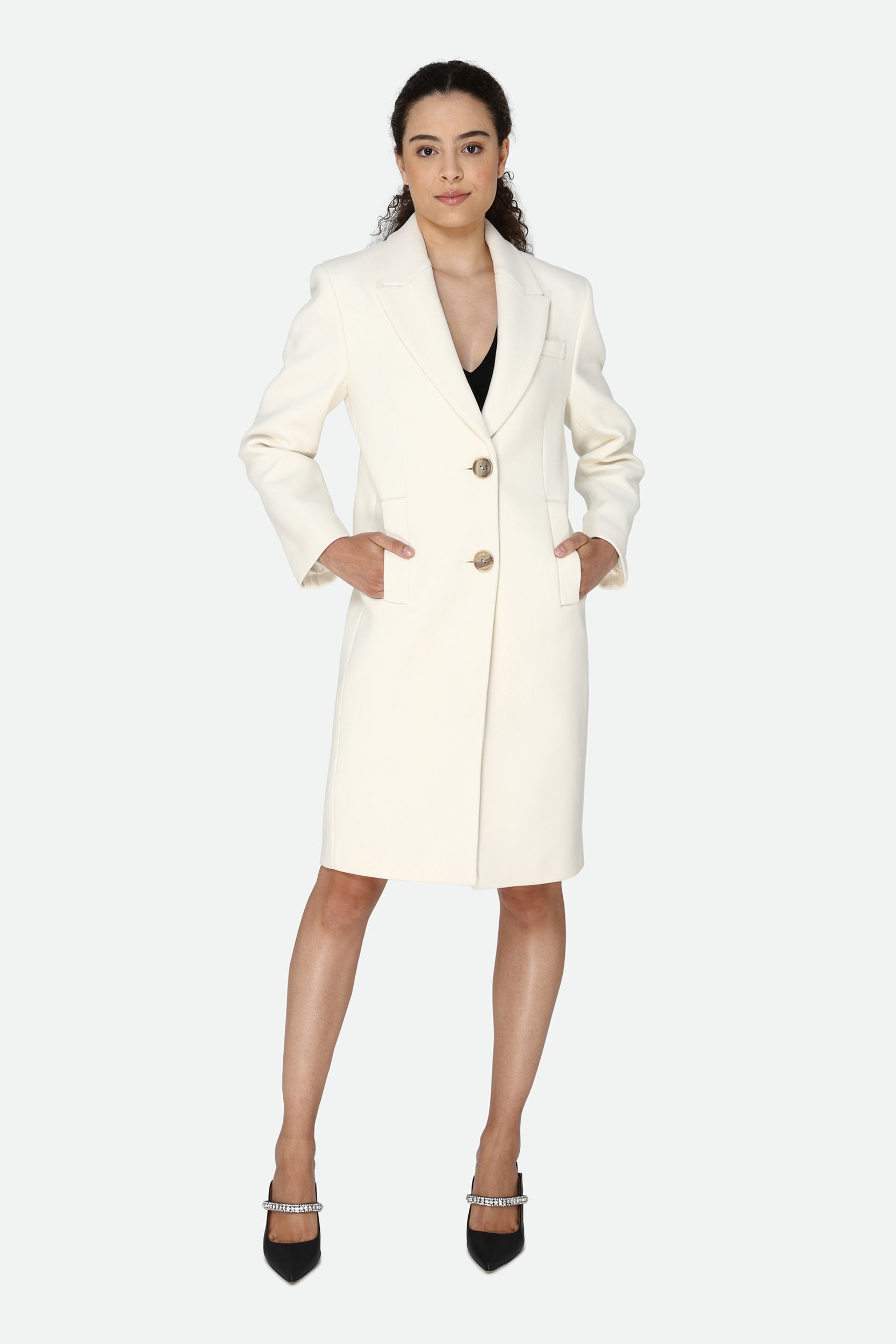 Pinko Cappotto Bianco