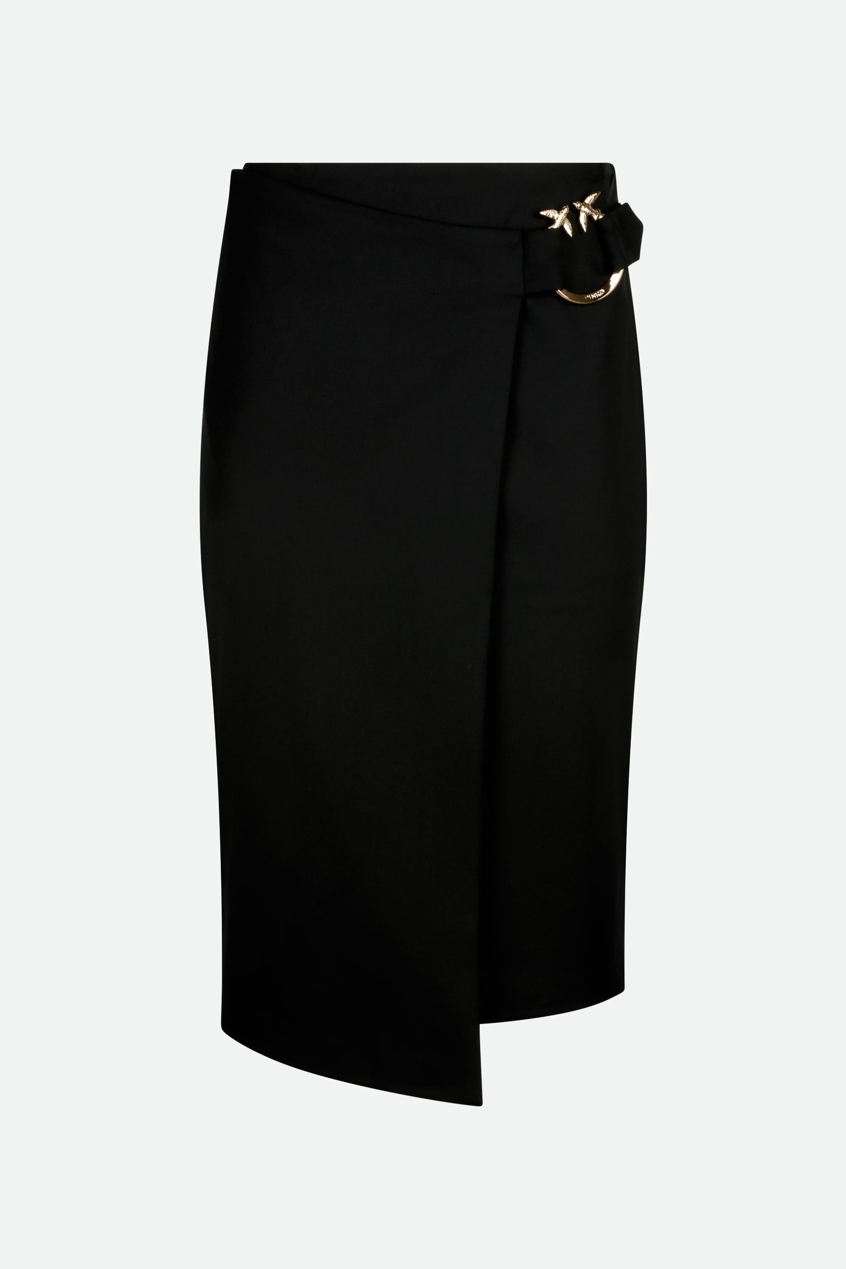 Pinko Black Midi Skirt