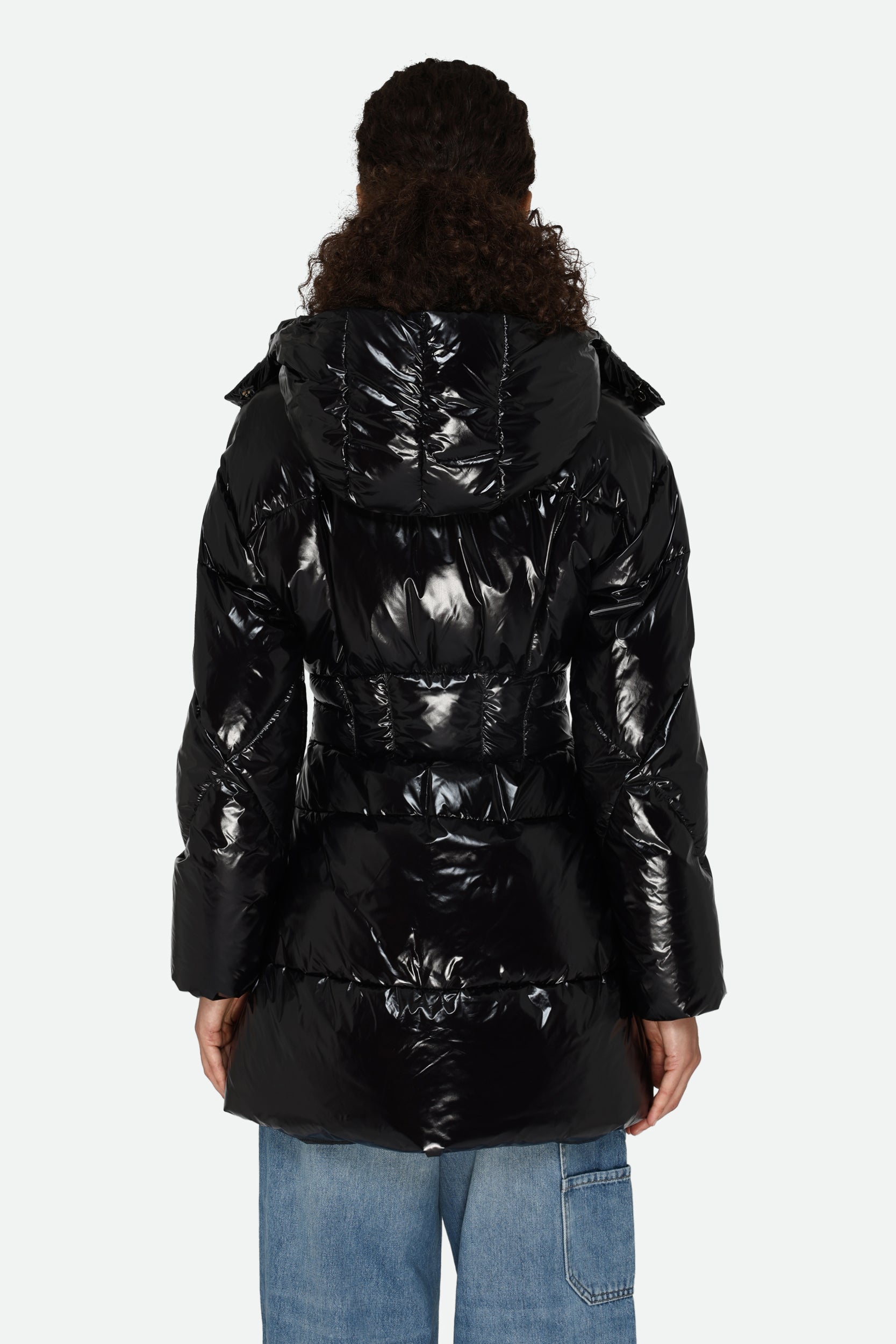 Pinko Black Down Jacket