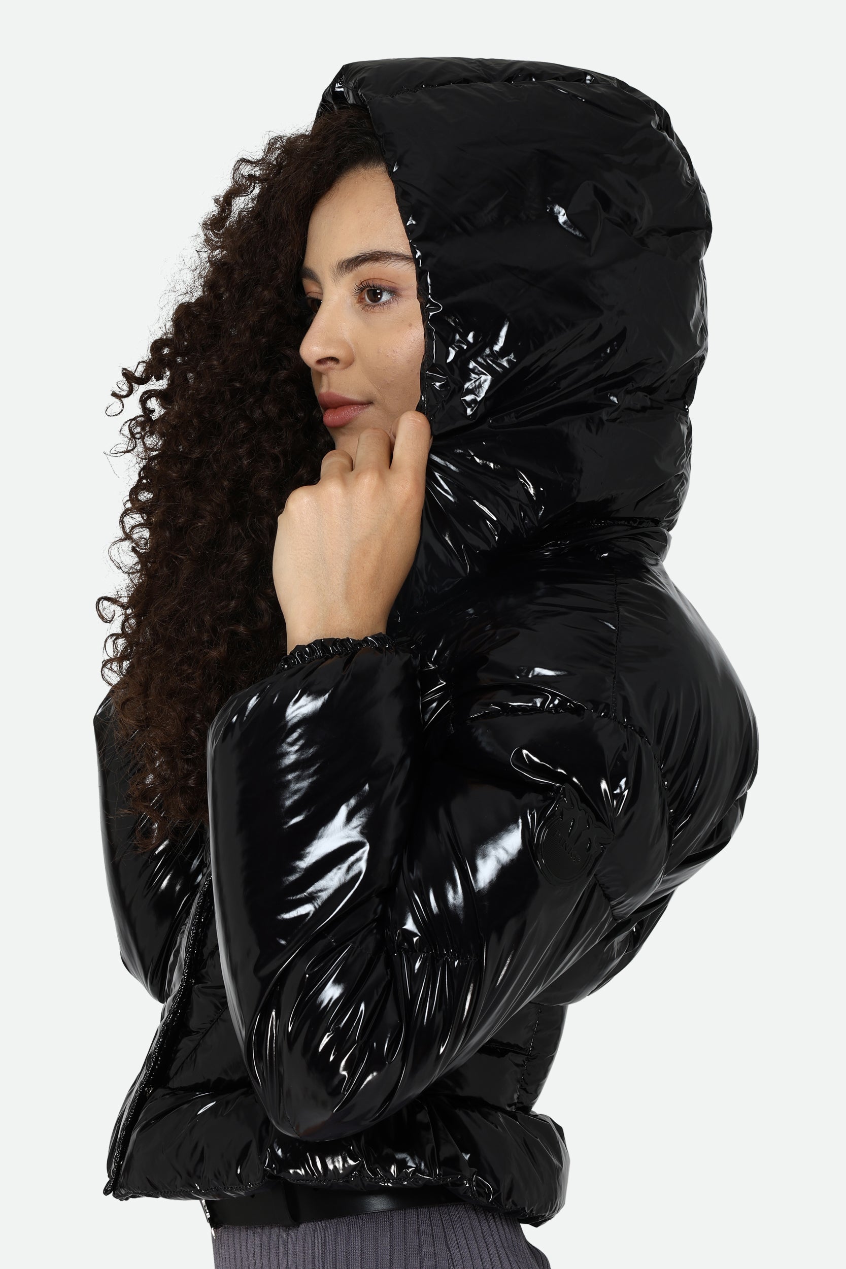 Pinko Black Down Jacket