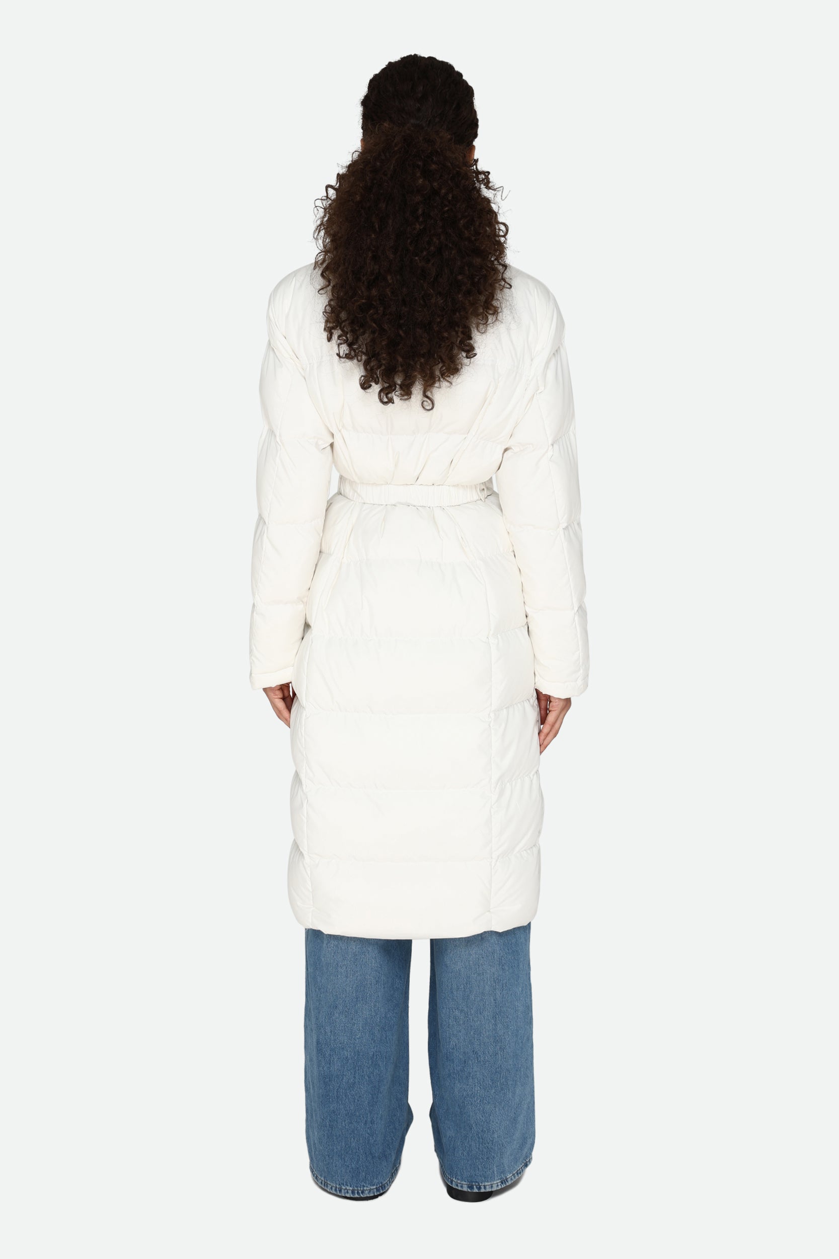 Pinko White Down Jacket