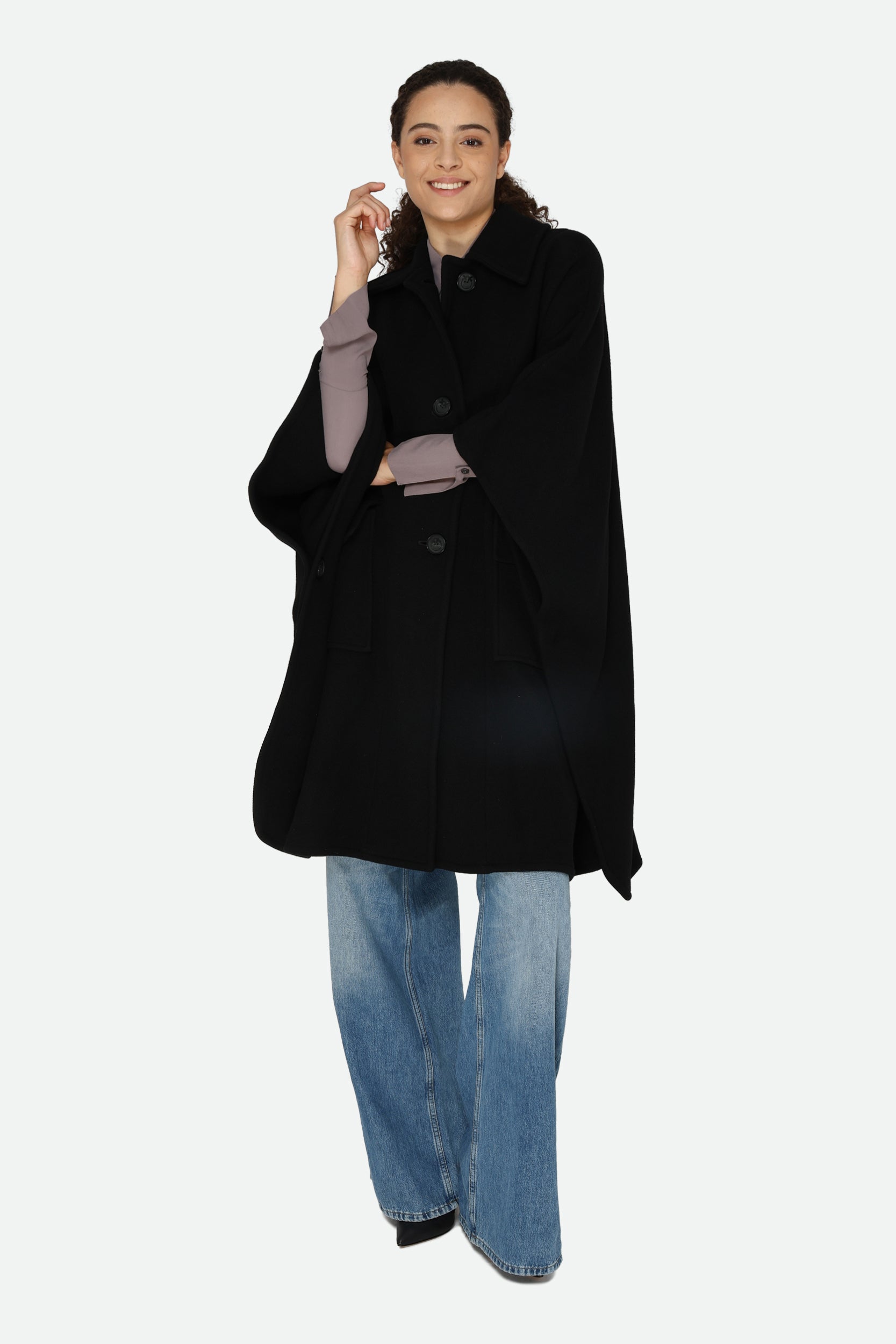 Pinko Black Cape