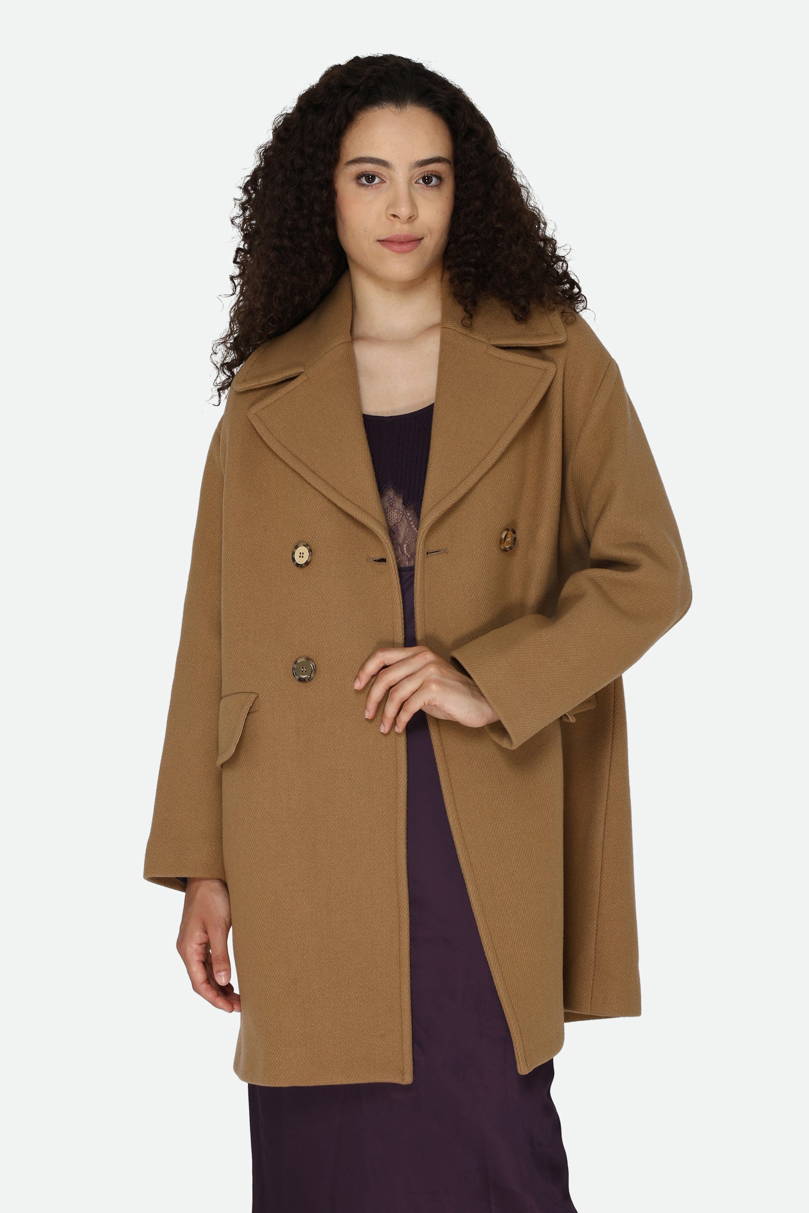 Pinko Camel Coat