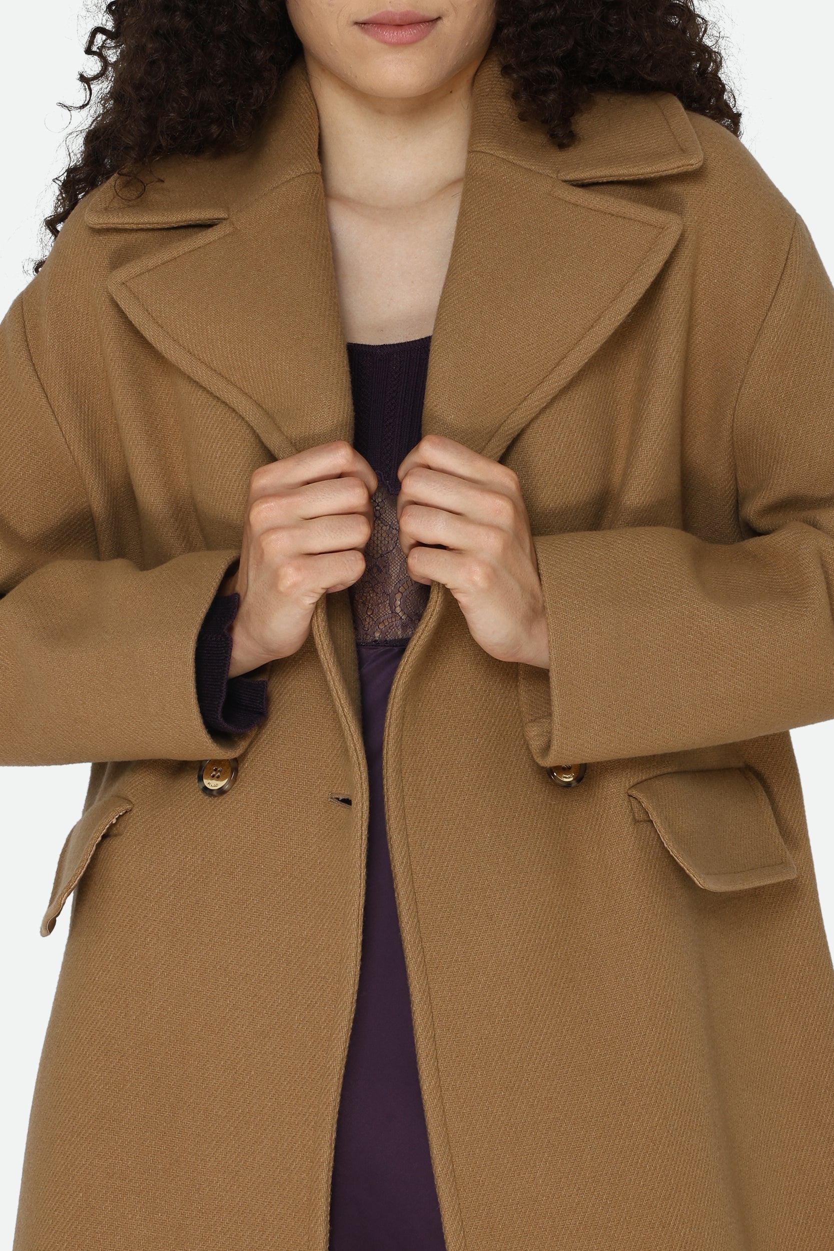 Pinko Camel Coat