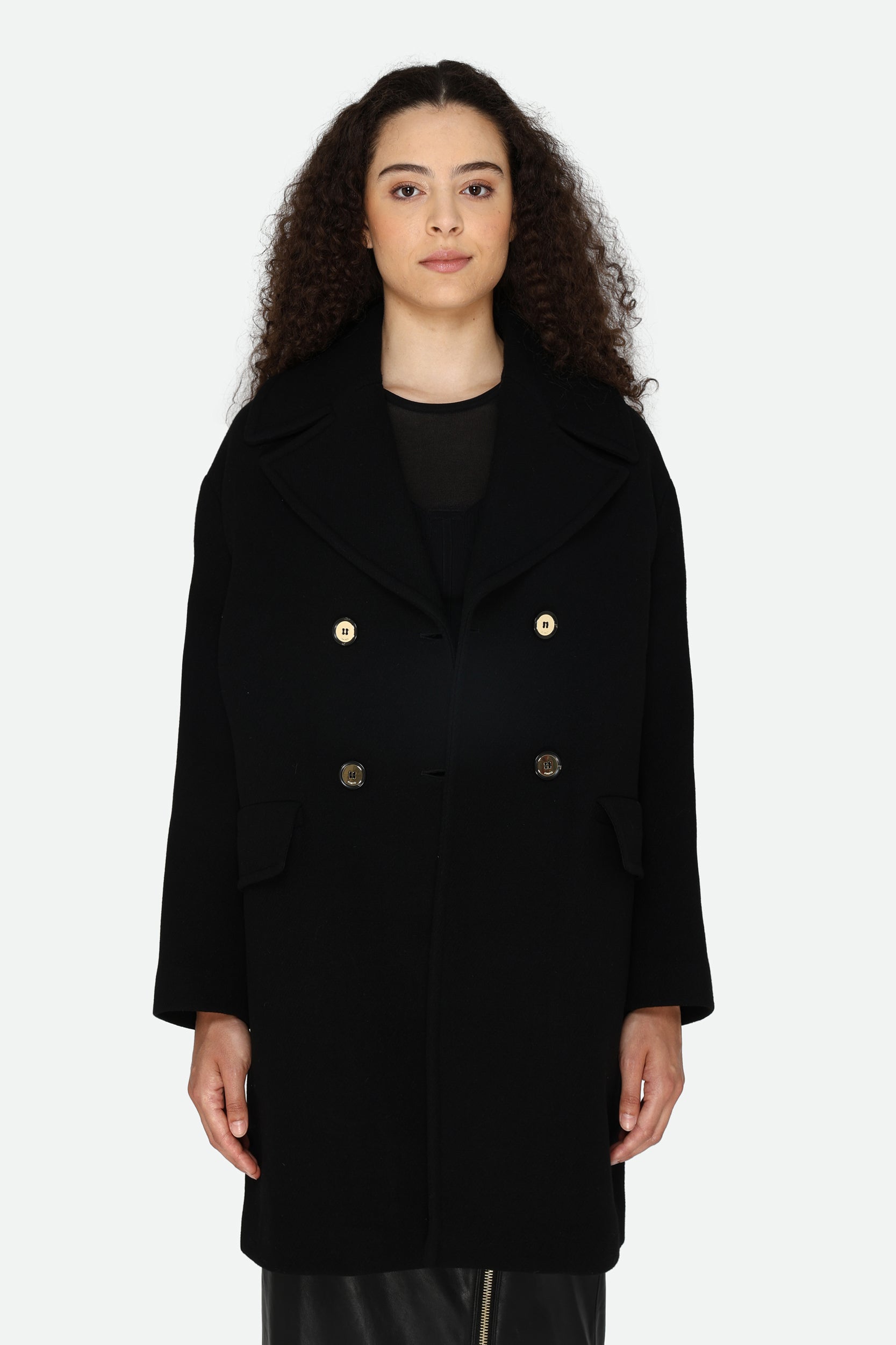 Pinko Cappotto Nero