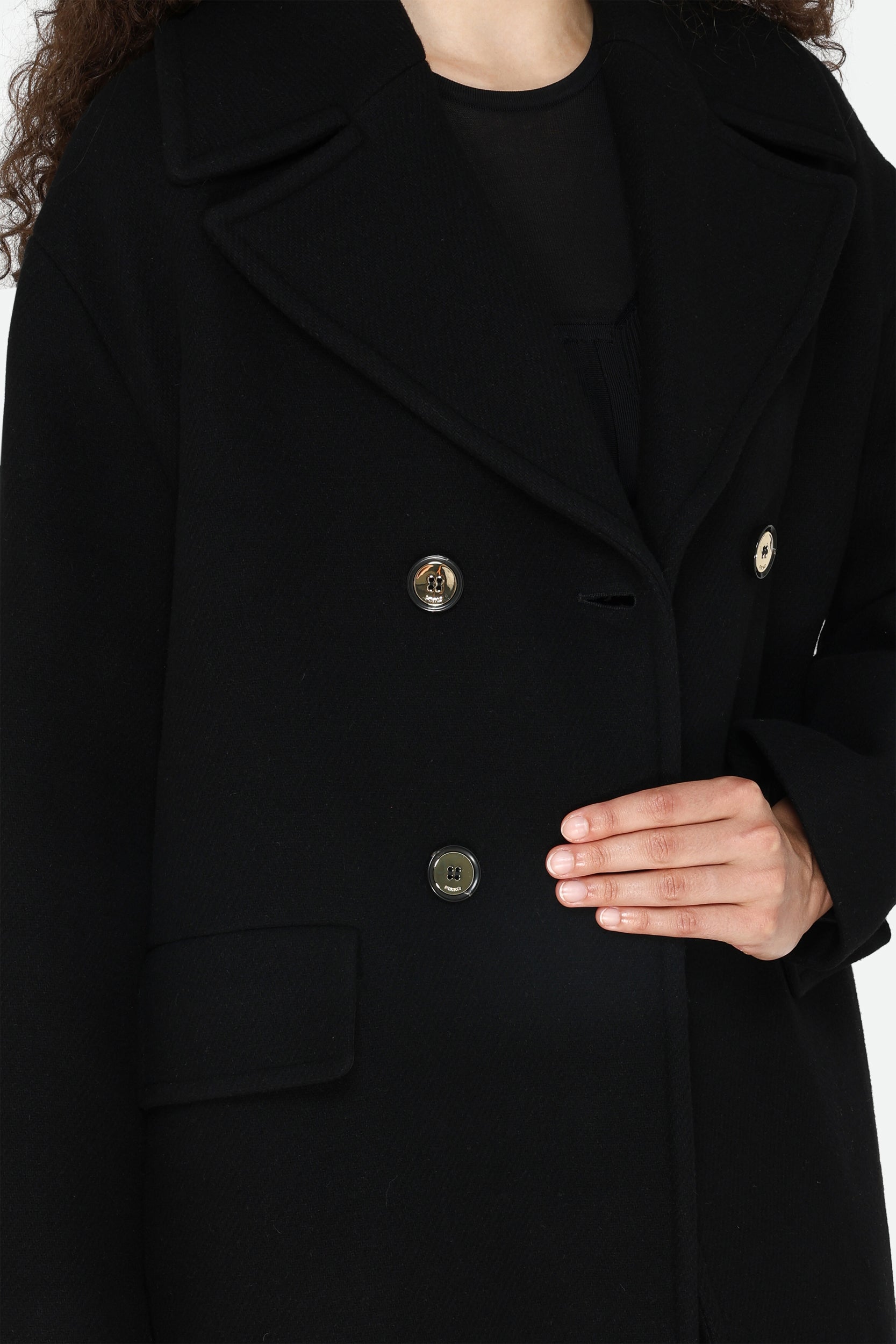 Pinko Cappotto Nero