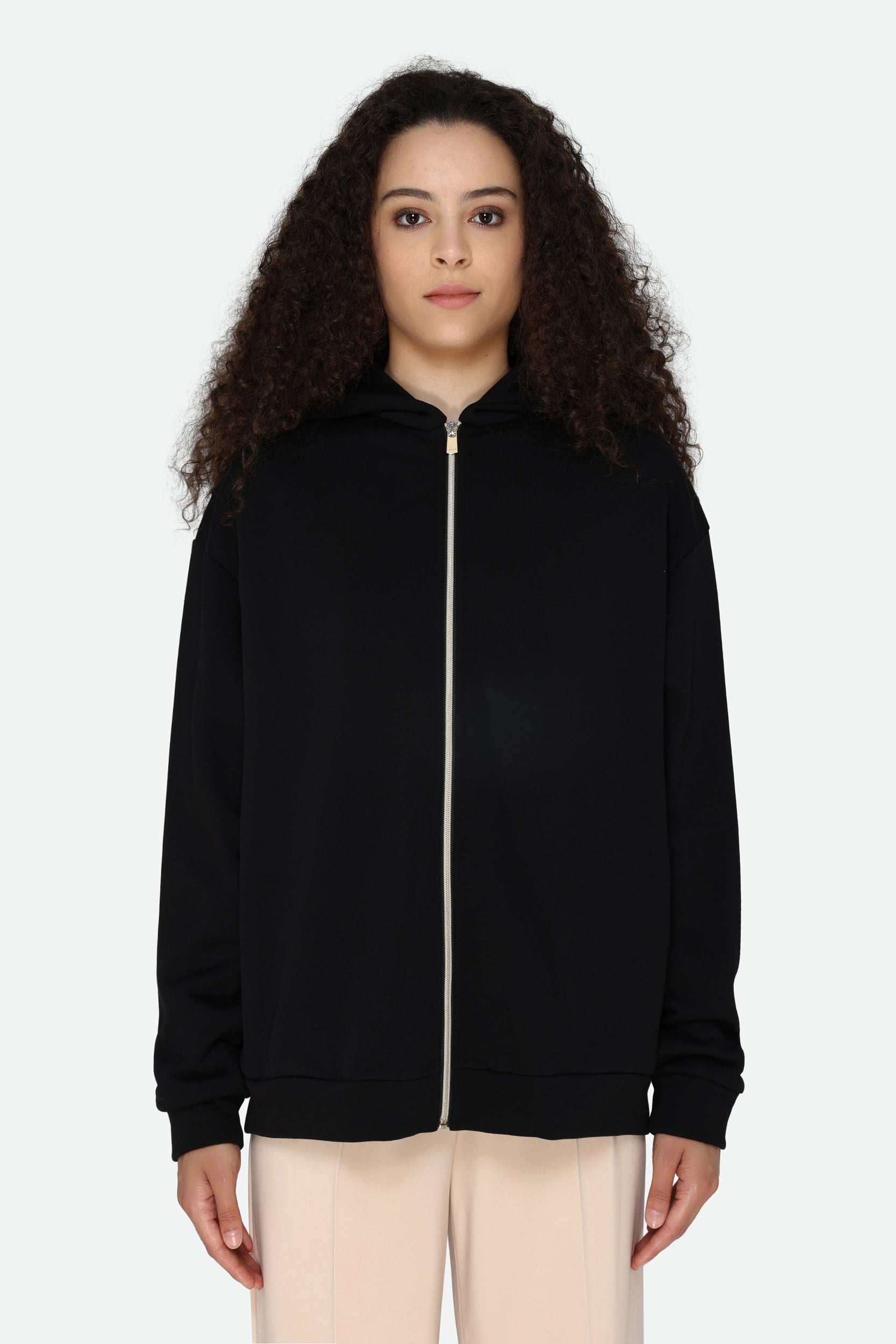 Pinko Black Loose Fit Sweatshirt