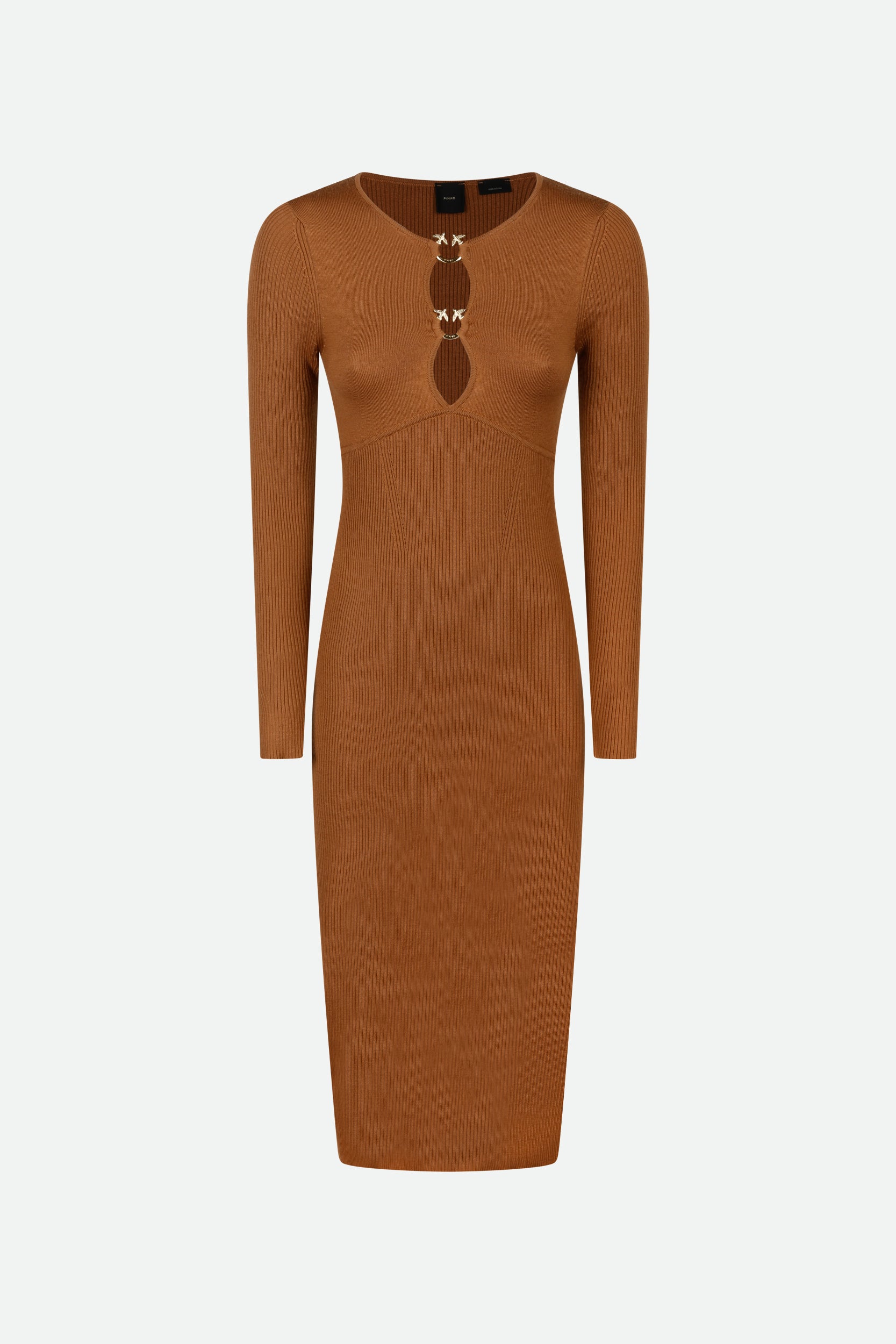 Pinko Brown Sheath Dress