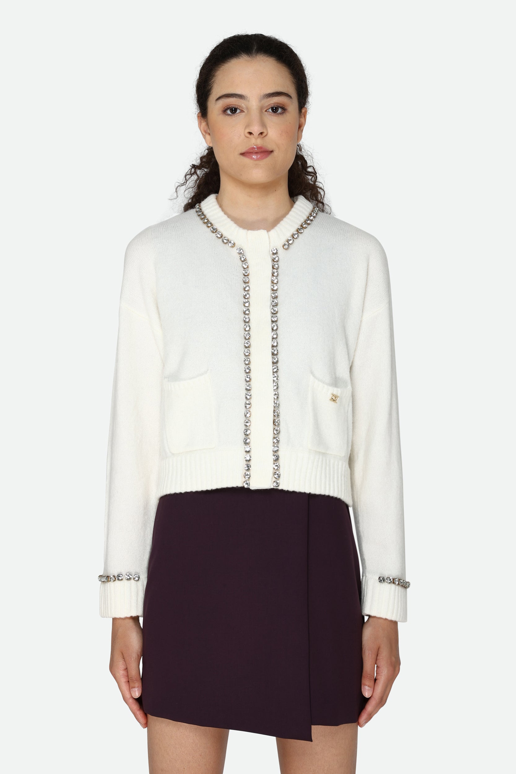 Pinko White Cardigan