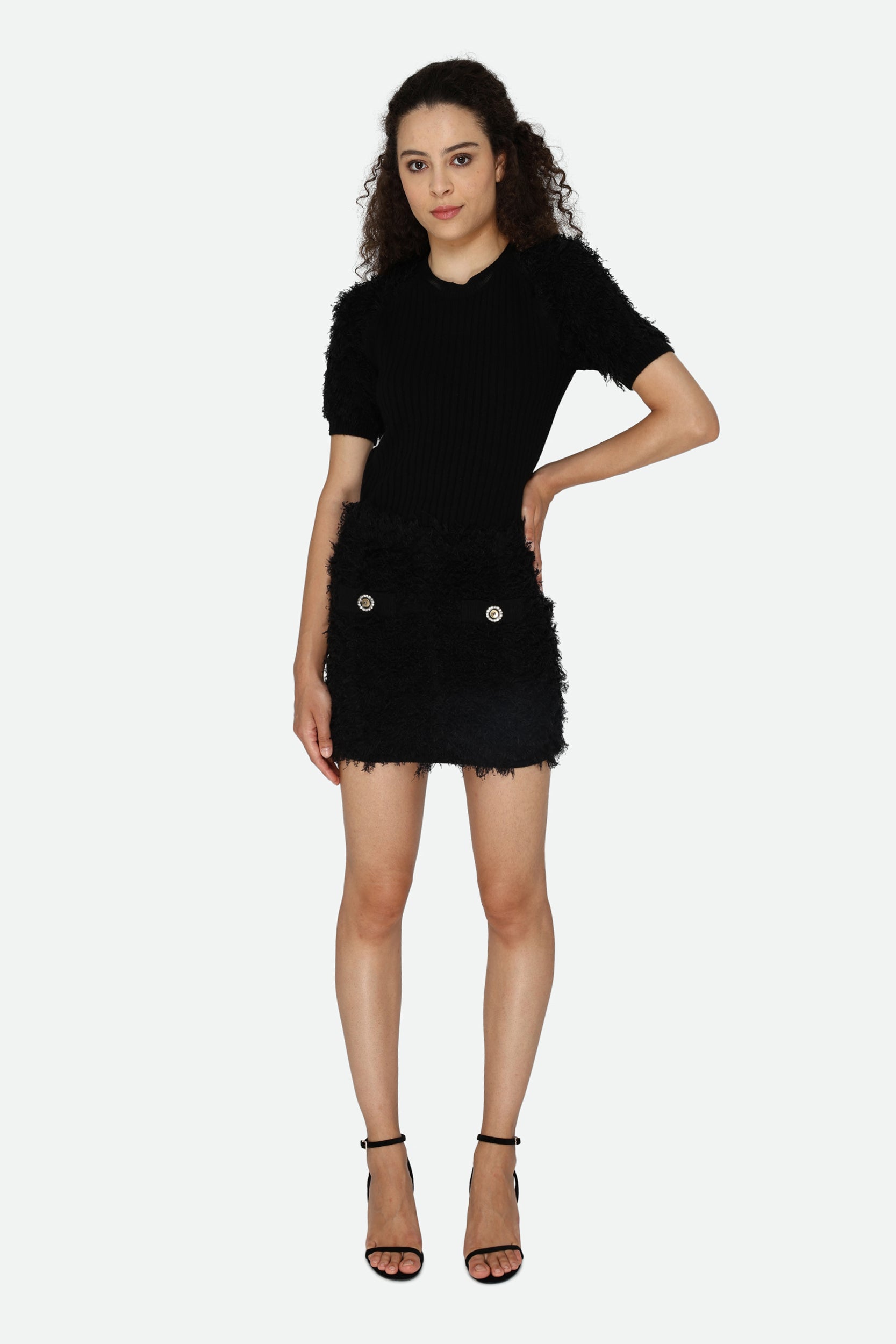 Pinko Black Mini Skirt