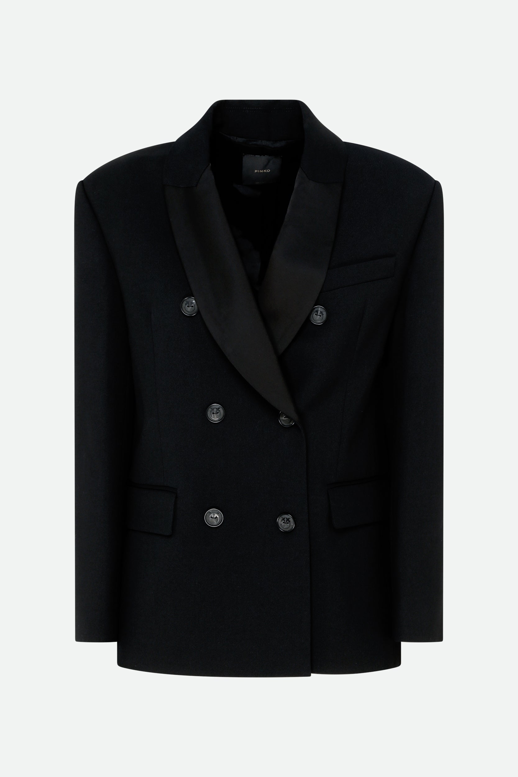 Pinko Black Double Breasted Jacket