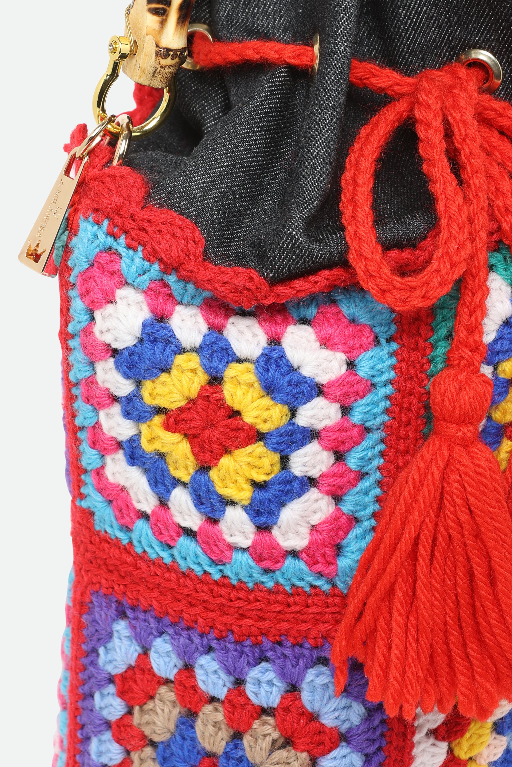 La Milanesa Bag Crochet Red