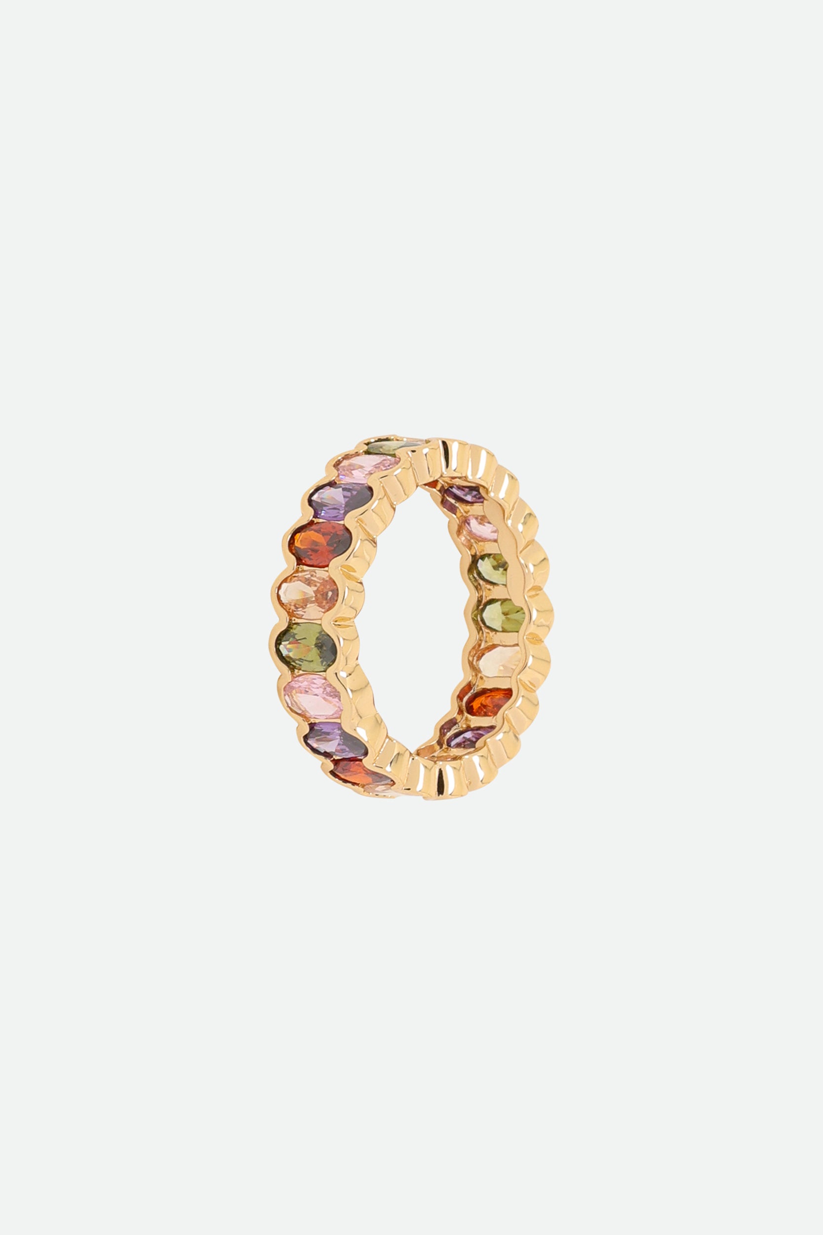 Melusina Bijoux Ring with Colored Zirconia Gold