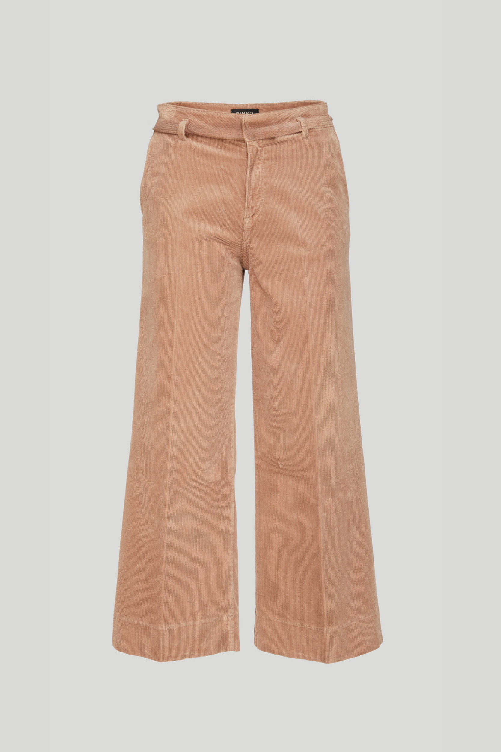 PINKO Camel Corduroy Flare Trousers