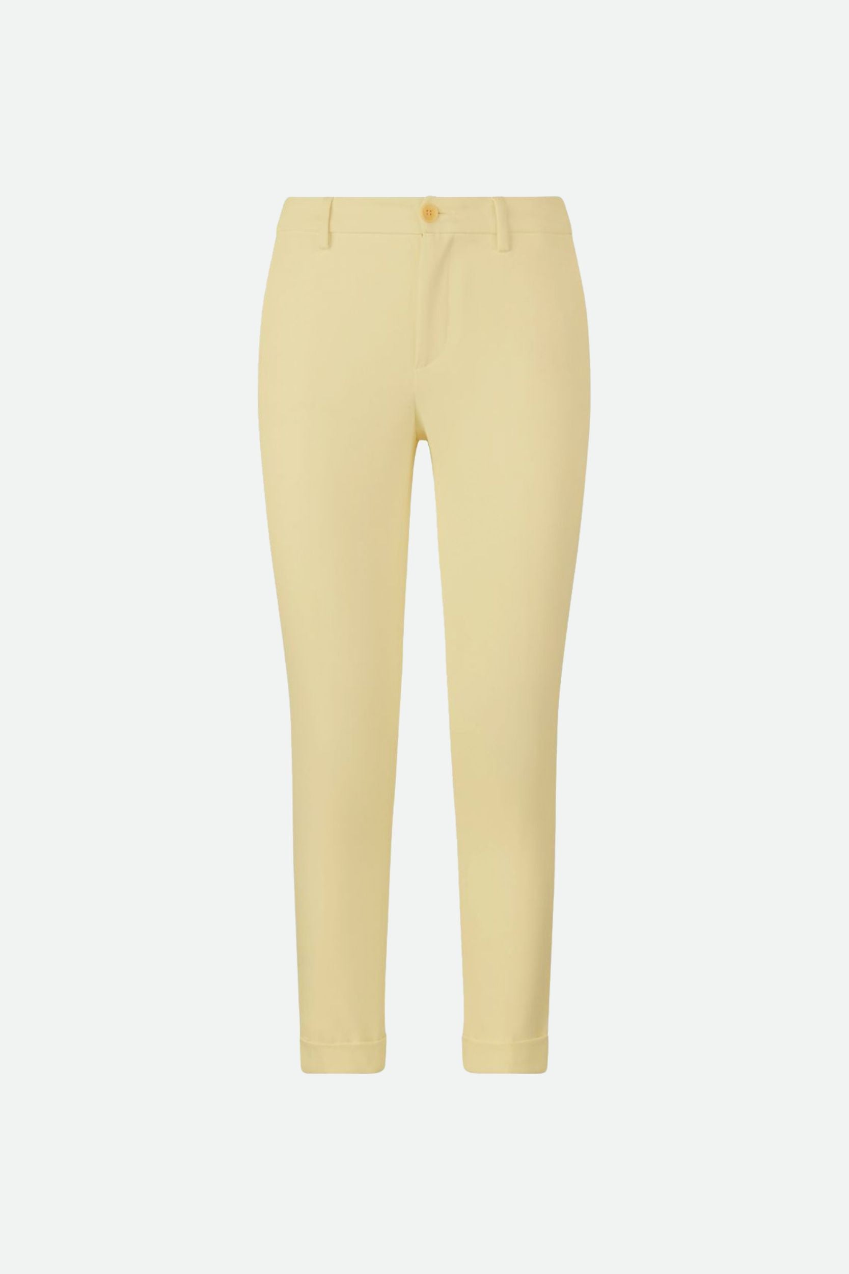 Pants LIU JO Woman color Yellow Cream