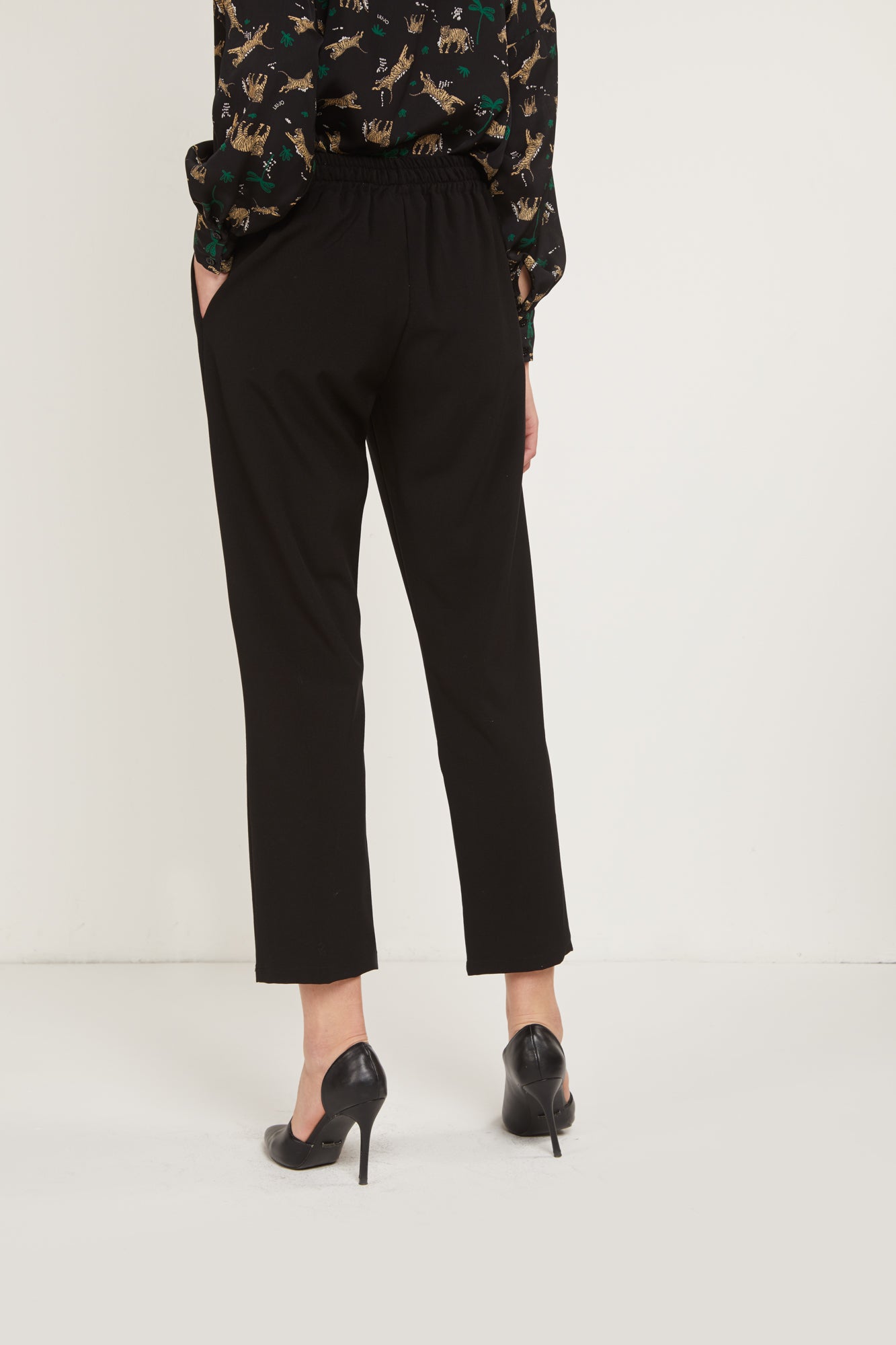 LIU-JO Pantalone Jogger Nero