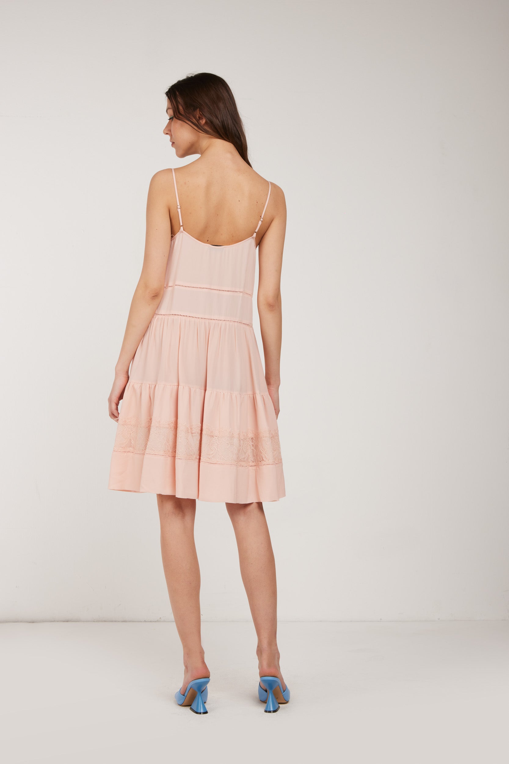 TWINSET Short Antique Pink Dress