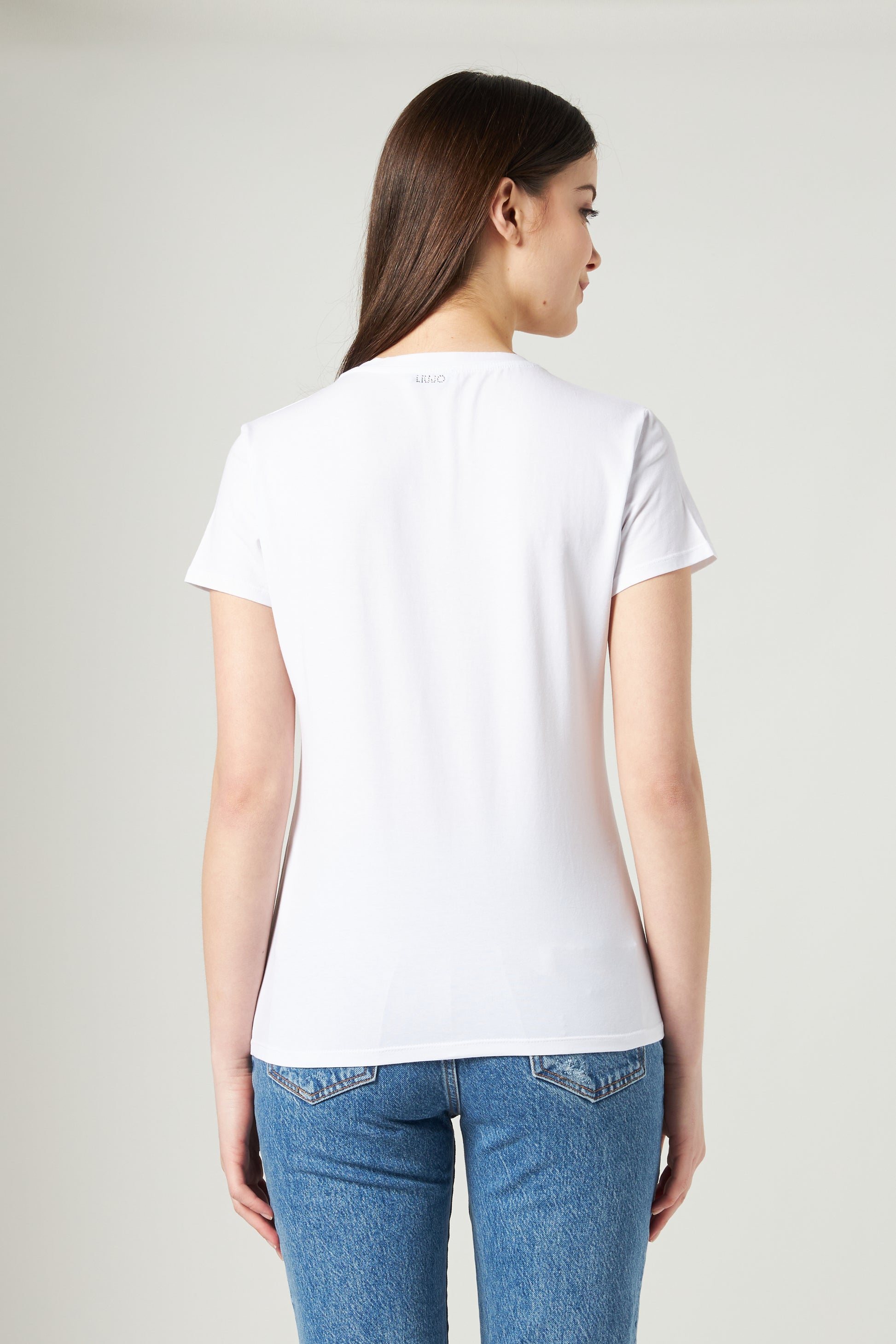 LIU JO T-shirt Bianca con Stampa